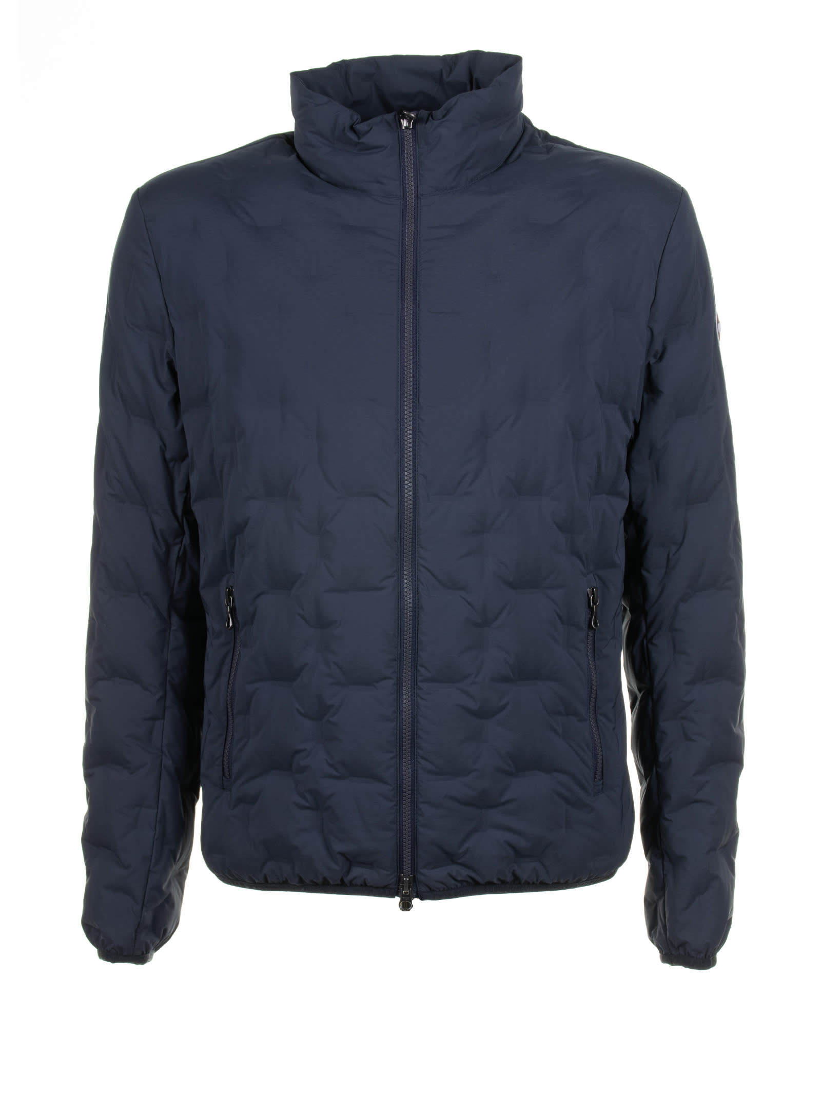 Shop Colmar Quilted Jacket With Padded Collar In Blu