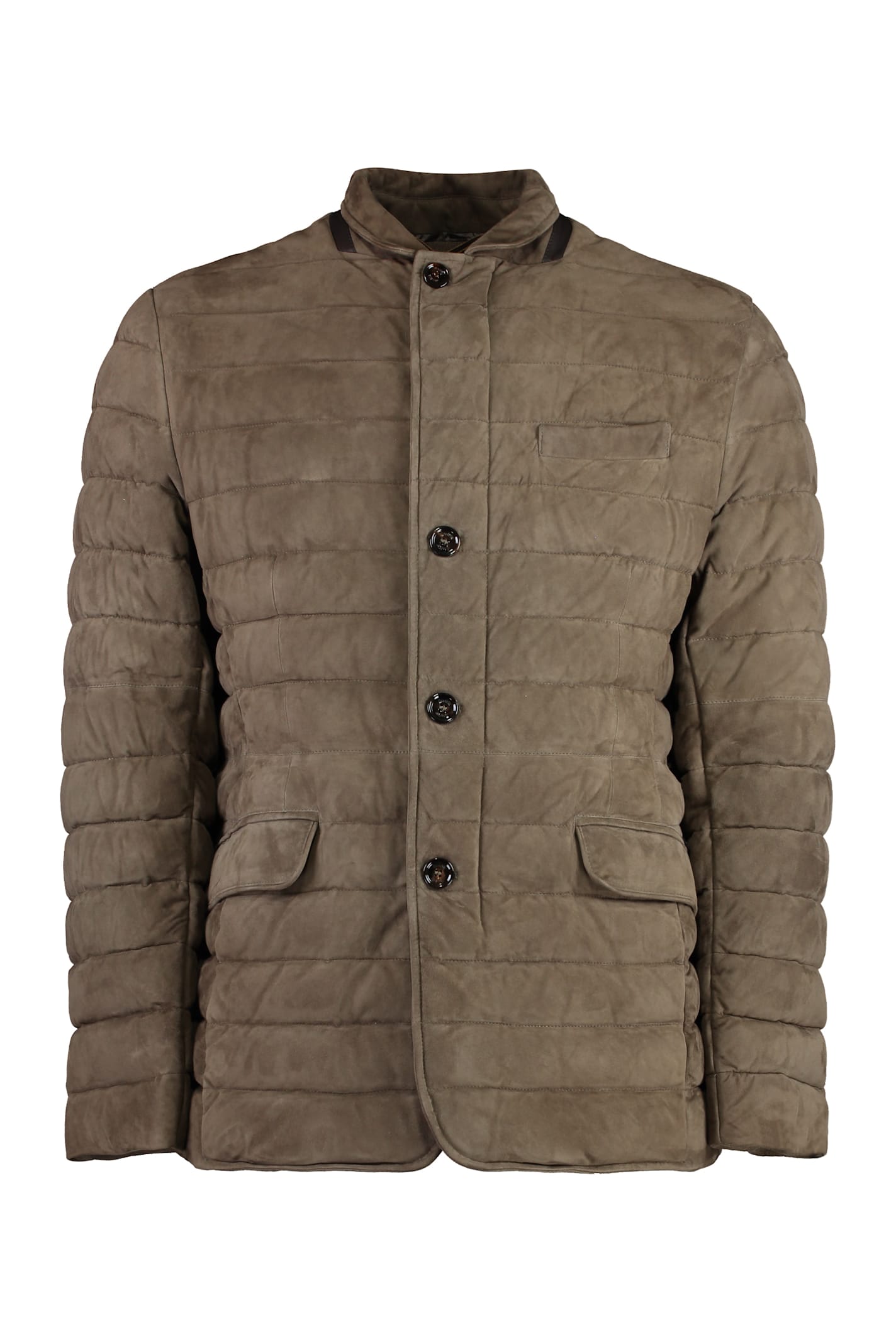 Zavyer Leather Padded Jacket