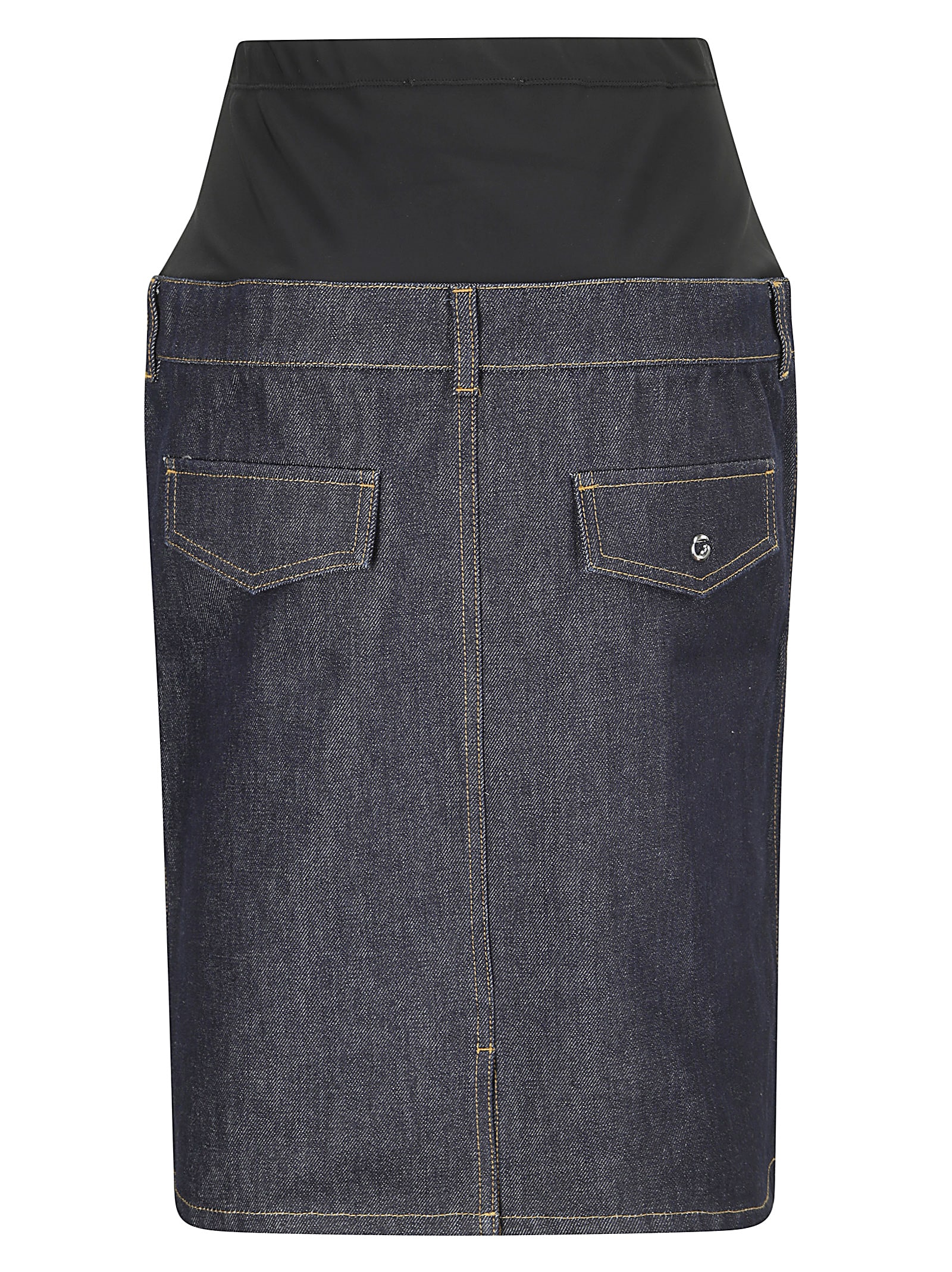 COPERNI HYBRID MIDI DENIM SKIRT