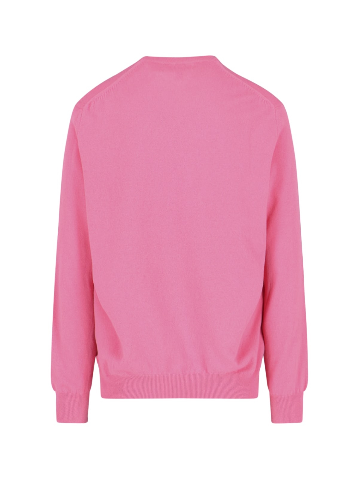 Shop Comme Des Garçons Wool Sweater In Pink
