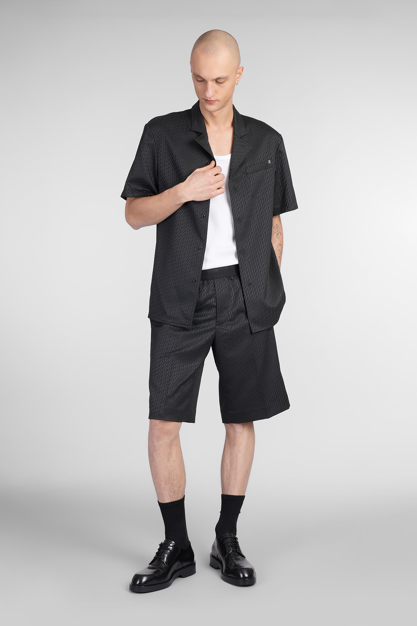 Helmut Lang Shirt In Black Polyester In Black