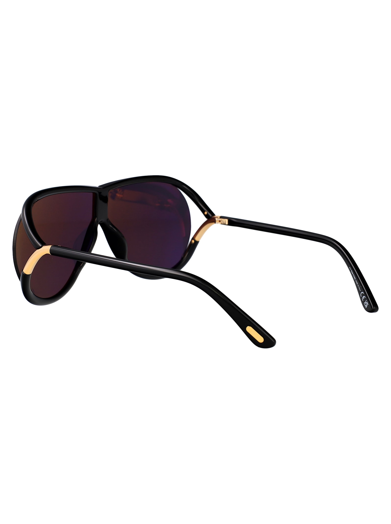 Tom Ford Axel Sunglasses In Nero Lucido / Fumo