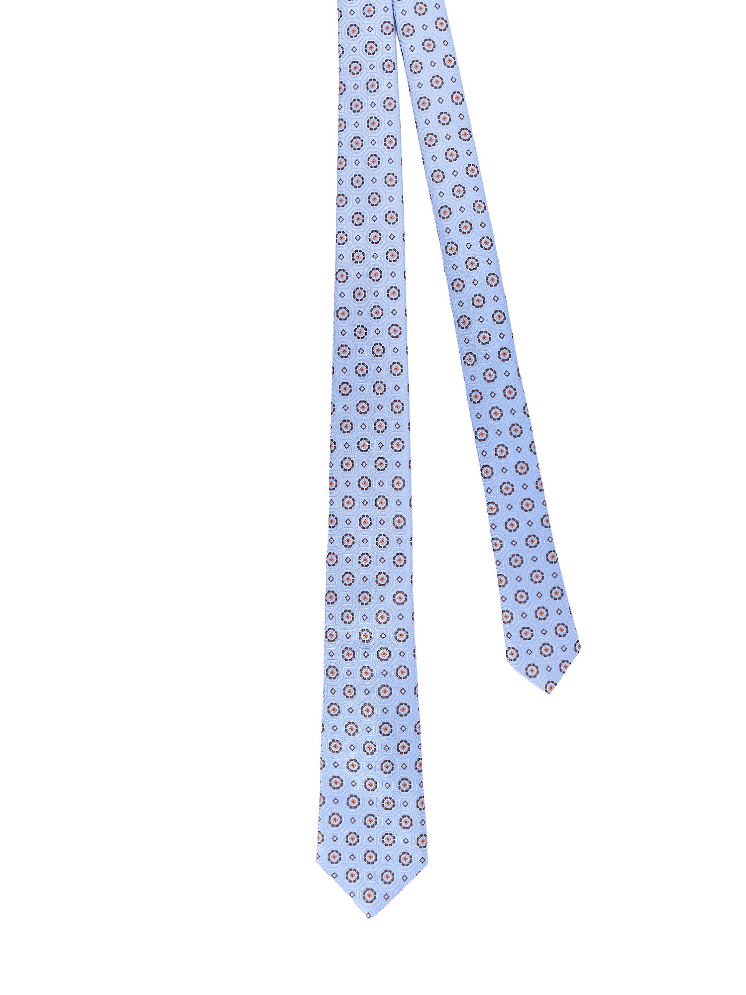 Kiton Silk Tie In Blue