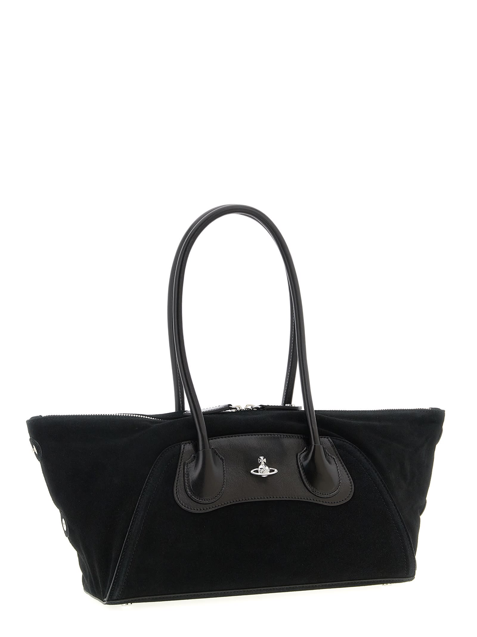 Vivienne Westwood Shirley Small Shoulder Bag In Black