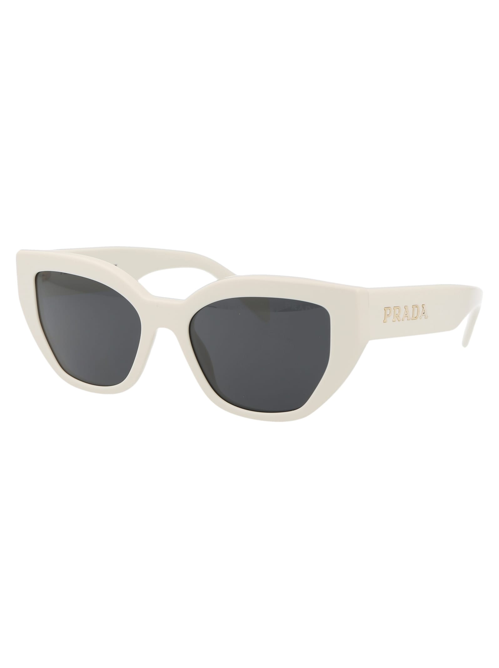 Shop Prada 0pr A09s Sunglasses In 1425s0 Talc