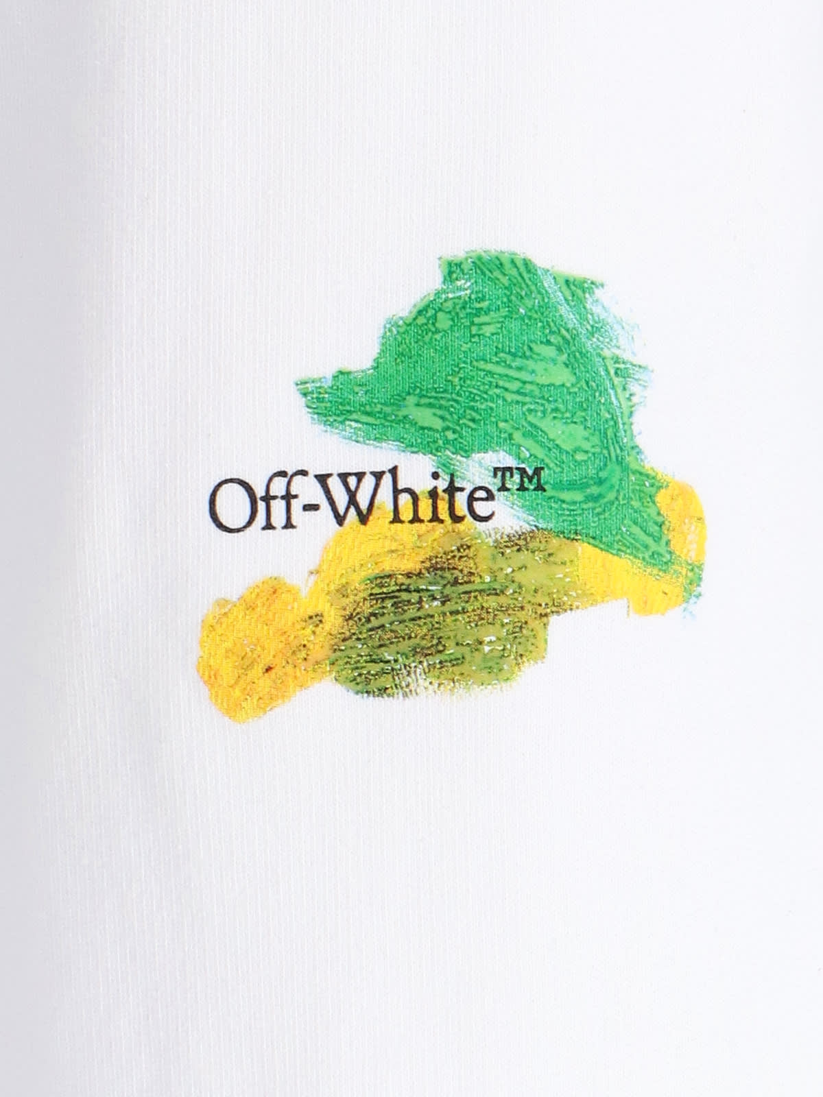 Shop Off-white Brush Arrow Sporty Pants In White