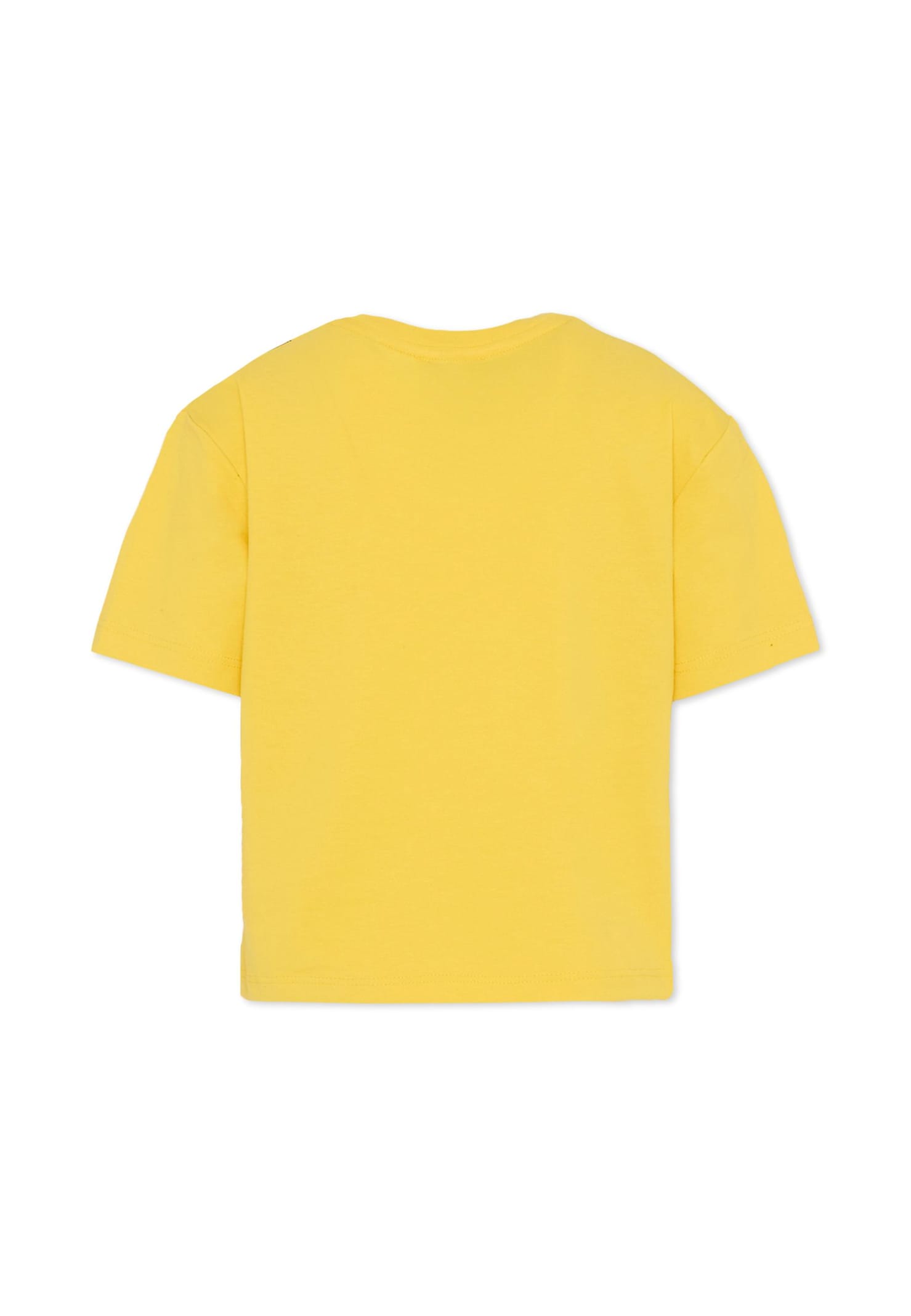 Marc Jacobs Yellow T-shirt For Boy With Pouch Print In Yellow
