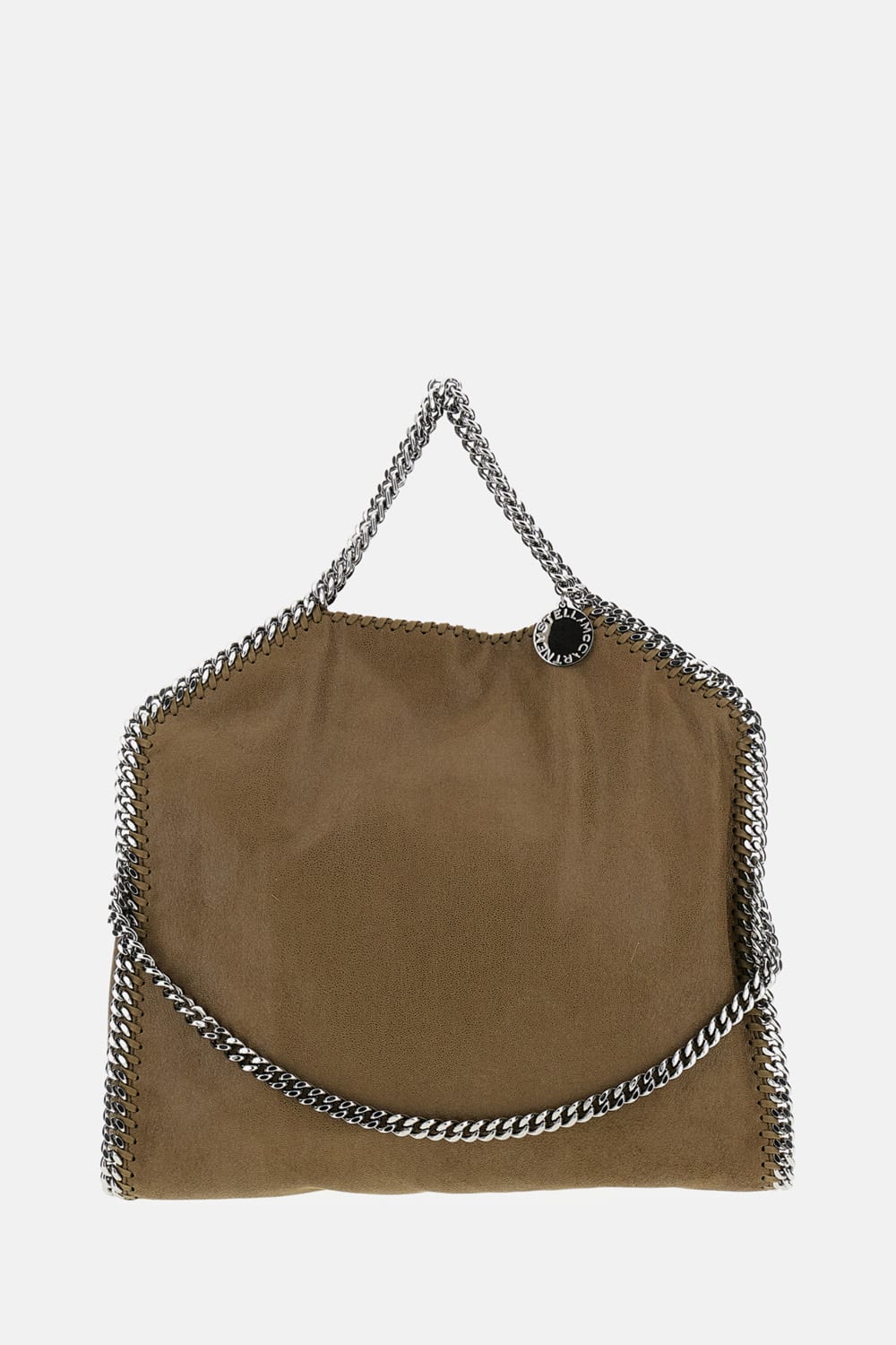 Stella Mccartney Falabella Bag With Ruthenium Chain In Green