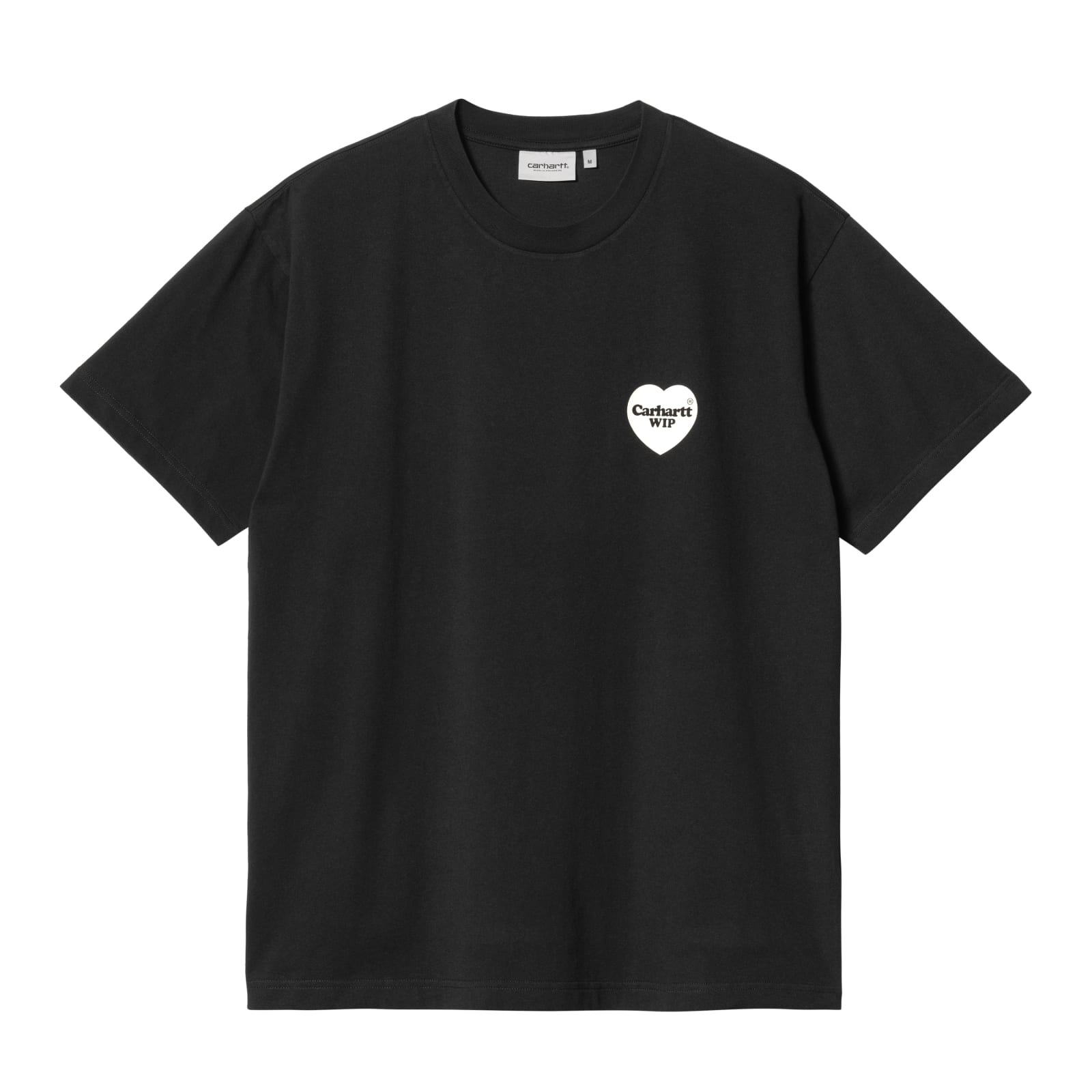 Shop Carhartt S S Heart Bandana T-shirt In Black White