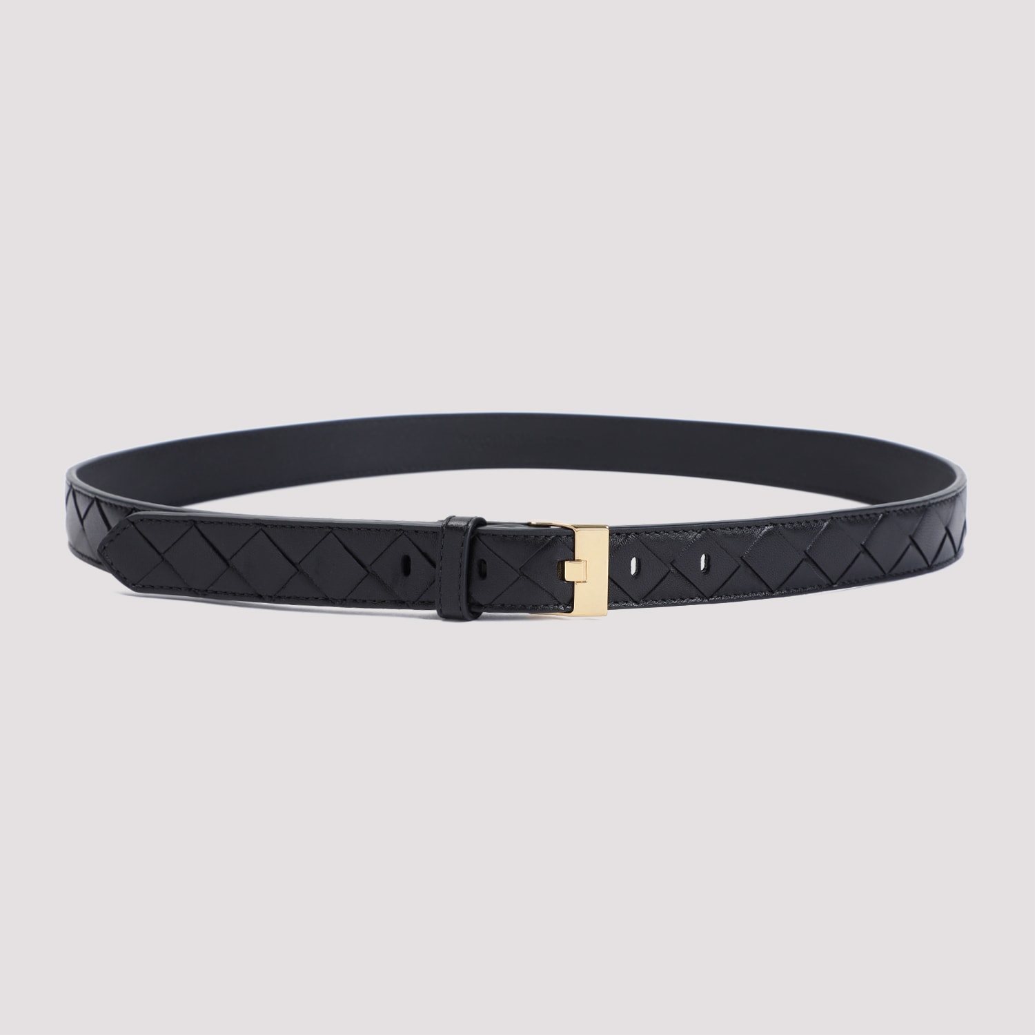 Shop Bottega Veneta Watch Belt In Black