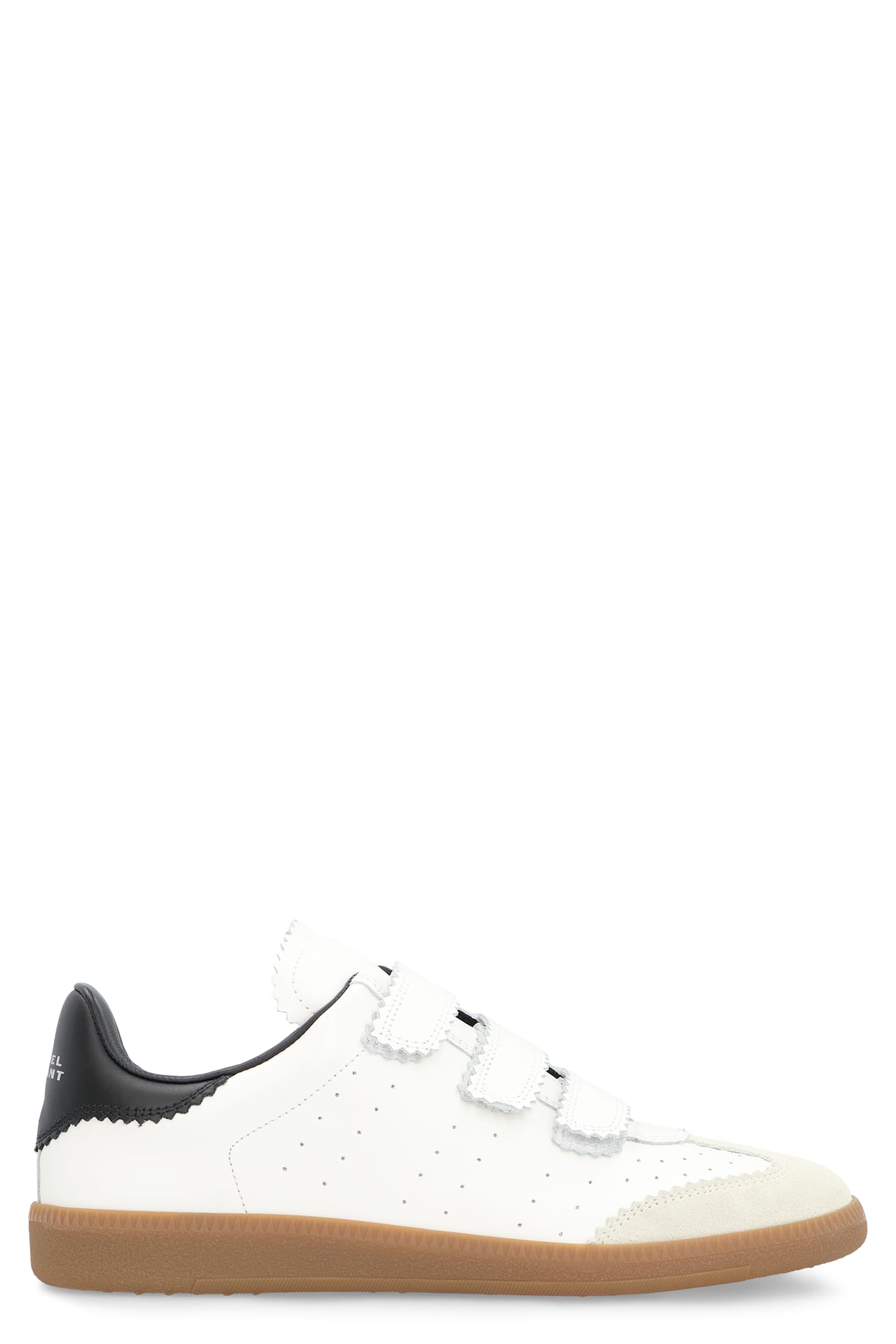 Isabel Marant Beth Leather Low-top Sneakers In White