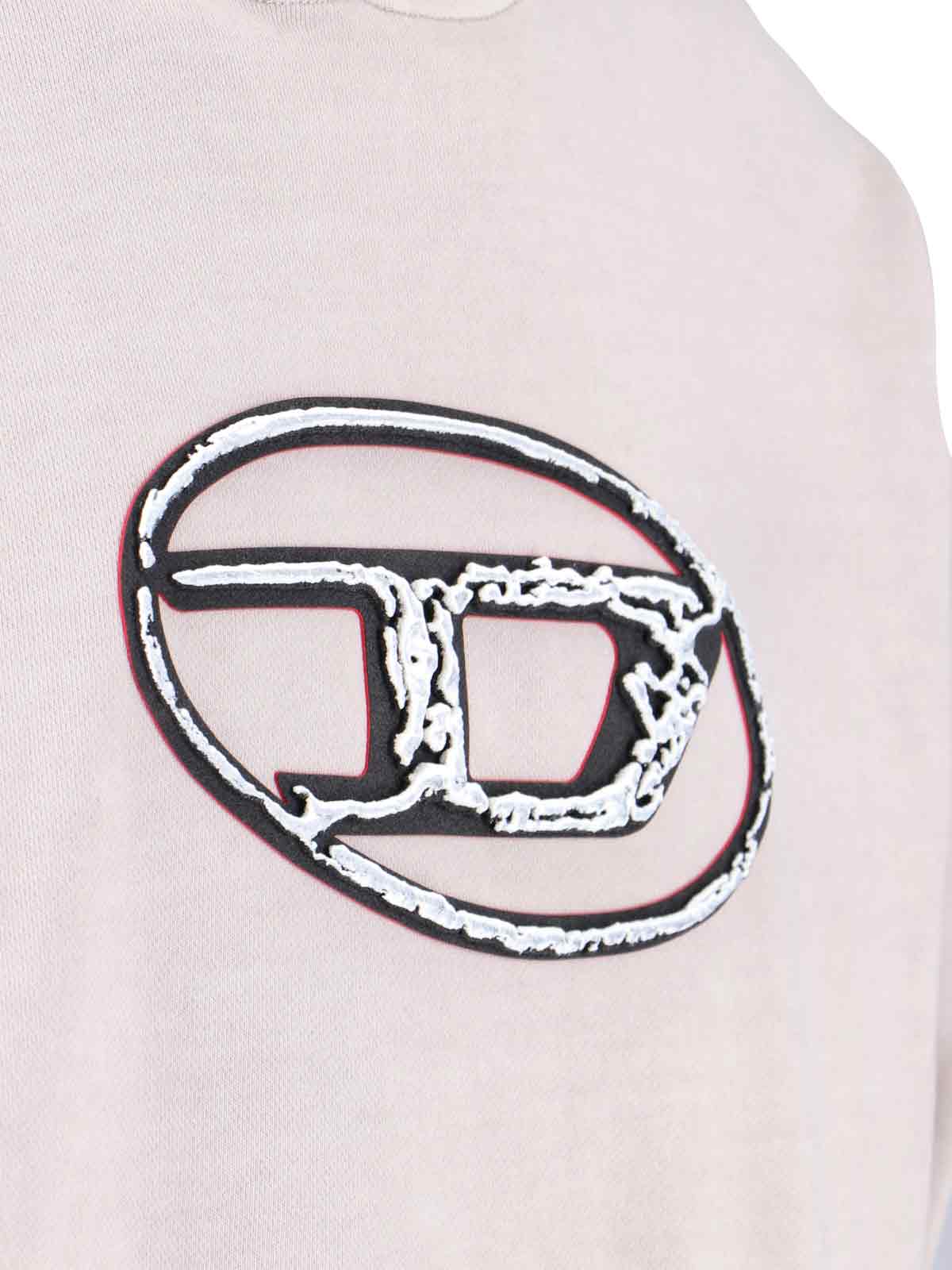 Shop Diesel S-boxt-hood-q7 Logo Hoodie