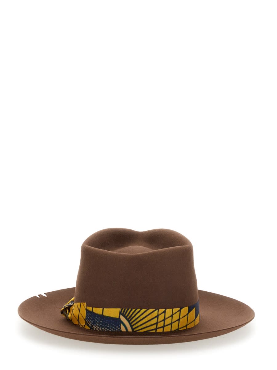 Shop Super Duper Hats Bougainvillea Hat In Brown