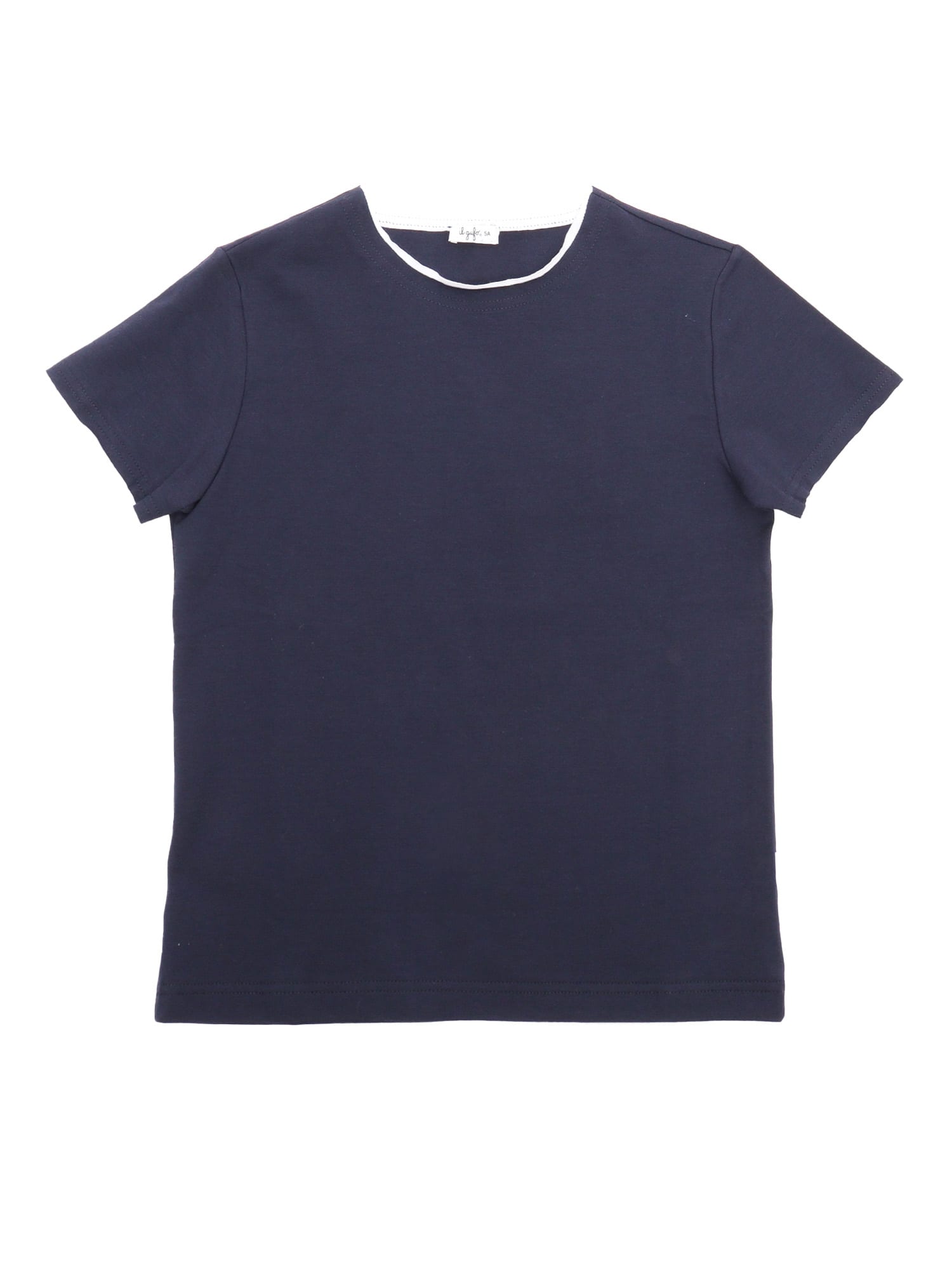 Shop Il Gufo Childrens Cotton T-shirt In Blue