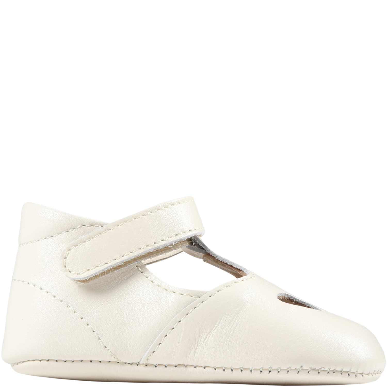 Gallucci Ivory Shoes For Baby Kids