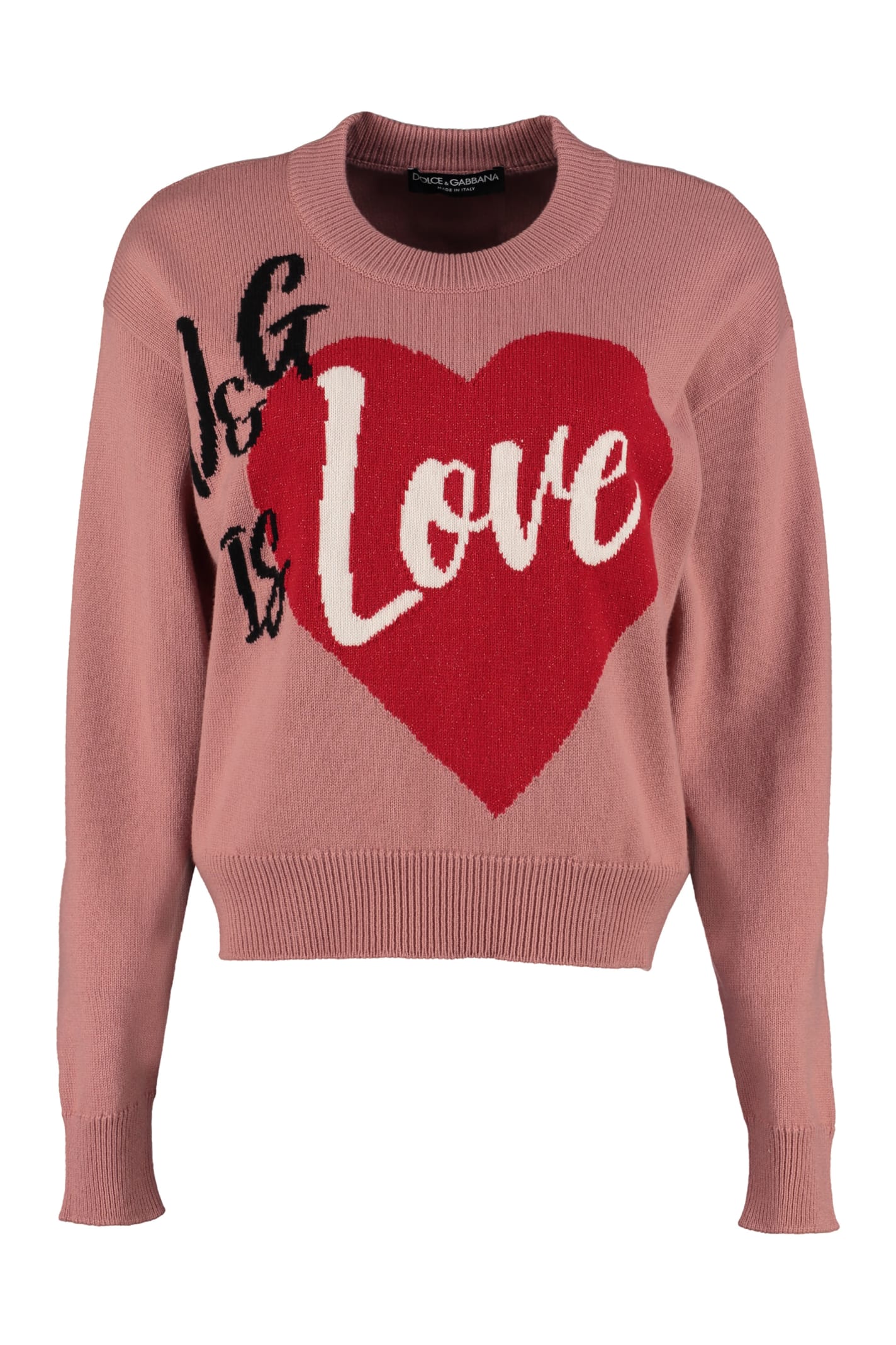 Dolce & Gabbana Intarsia Cashmere Pullover