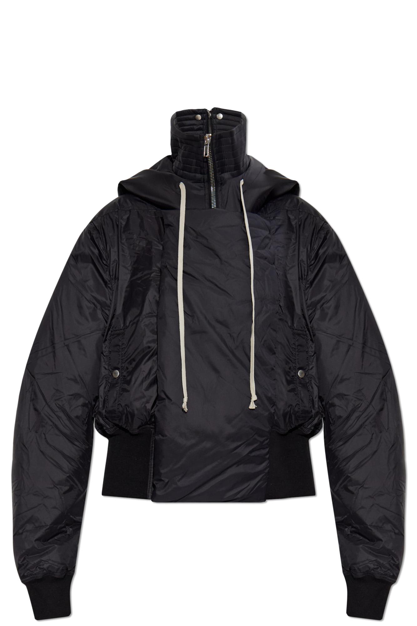 Drkshdw Rick Owens  Insulated Jacket Alice In Black