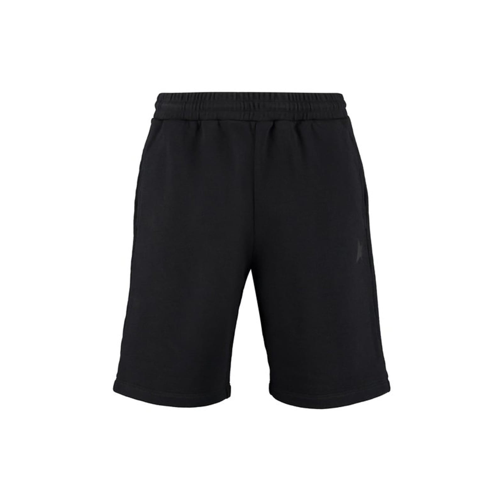 Shop Golden Goose Cotton Shorts In Black