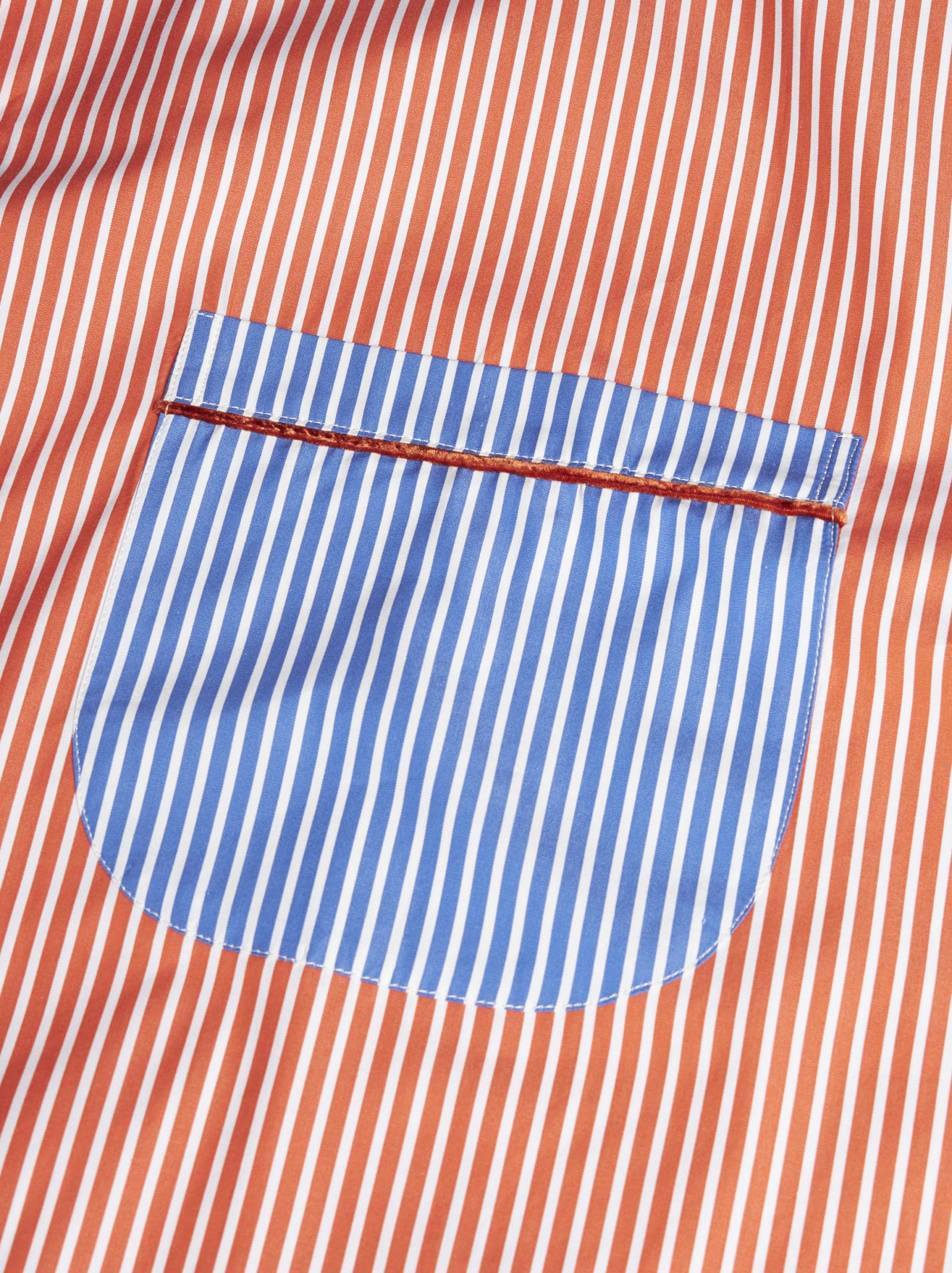 Shop Etro Multicolored Striped Cotton Shirt In Multicolour
