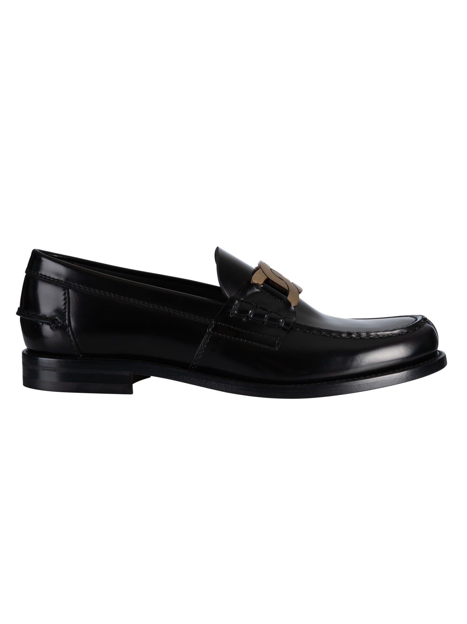 Tod's Chain Buckle Loafers