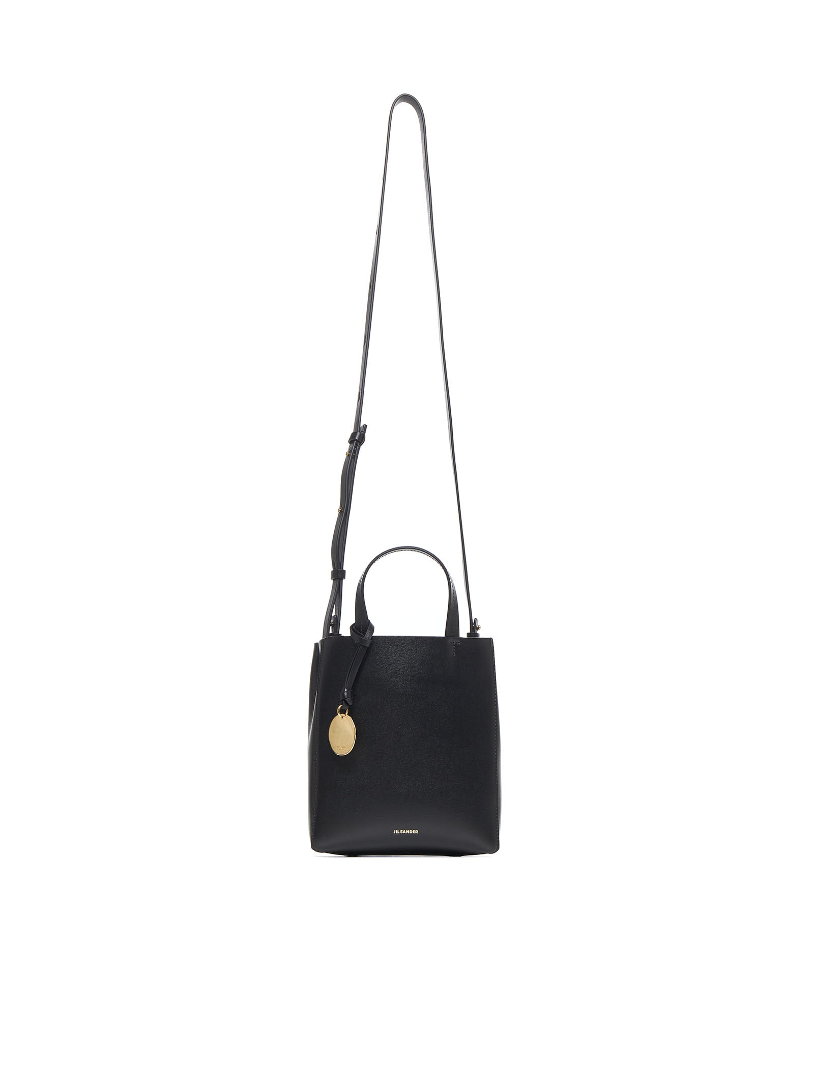 Shop Jil Sander Shoulder Bag In Nero