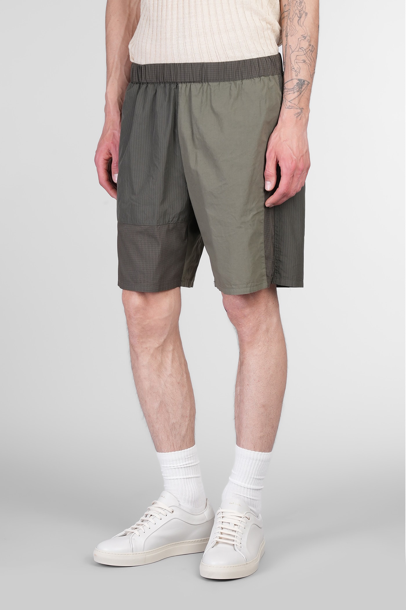 Mauro Grifoni Shorts In Green Cotton