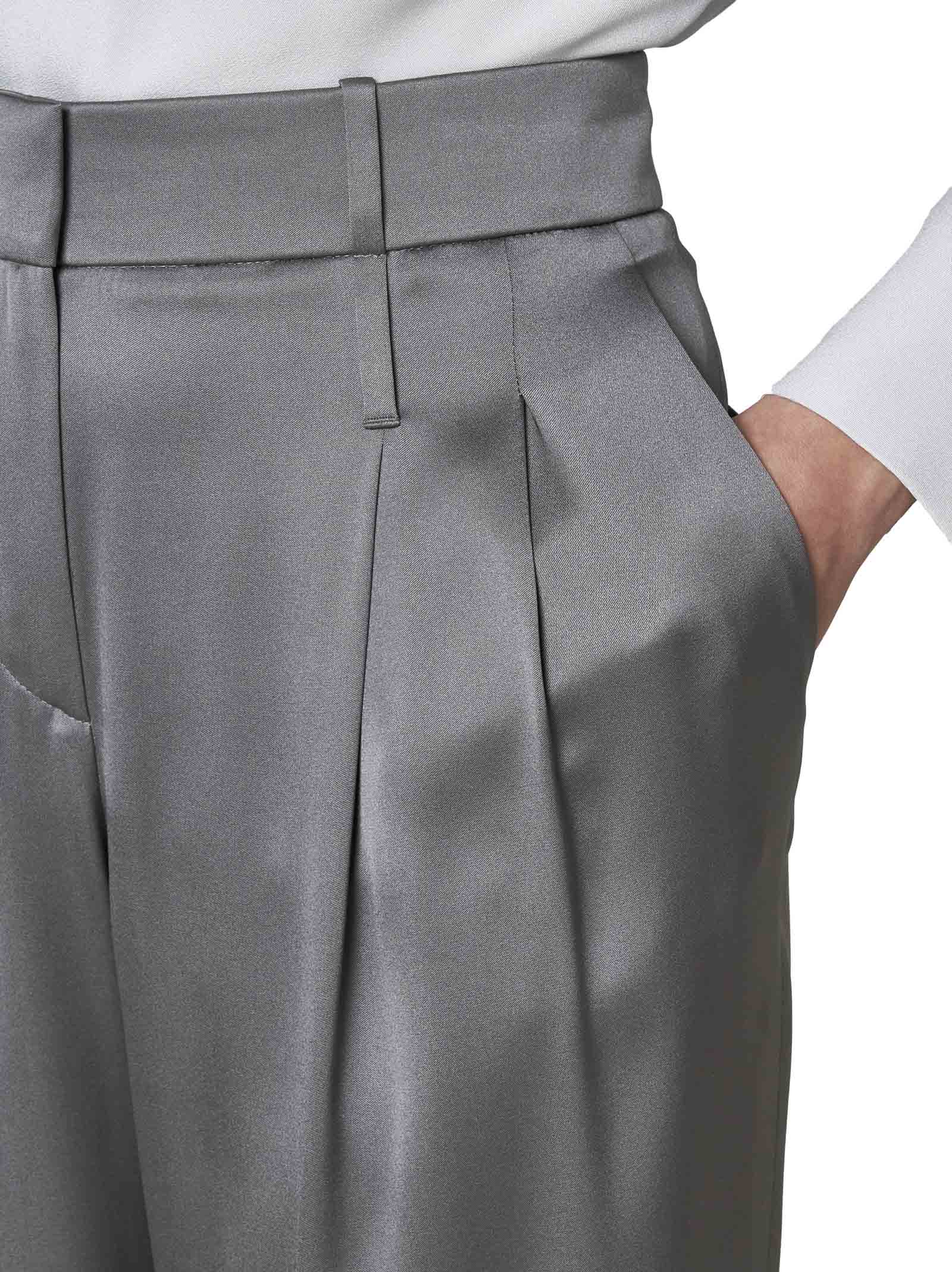 Shop Giorgio Armani Pants In Grey