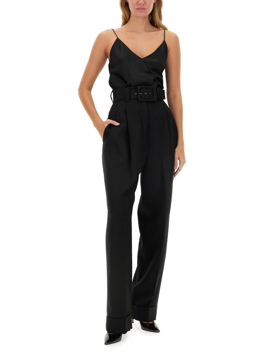 Shop Max Mara Street Piano Pants In Black