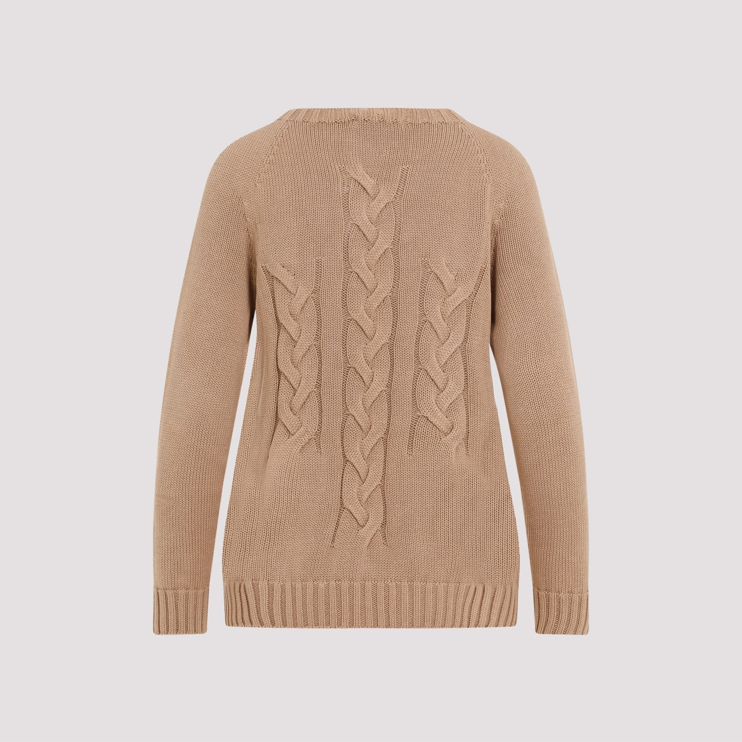 Shop 's Max Mara Harald Knit Sweater In Camel