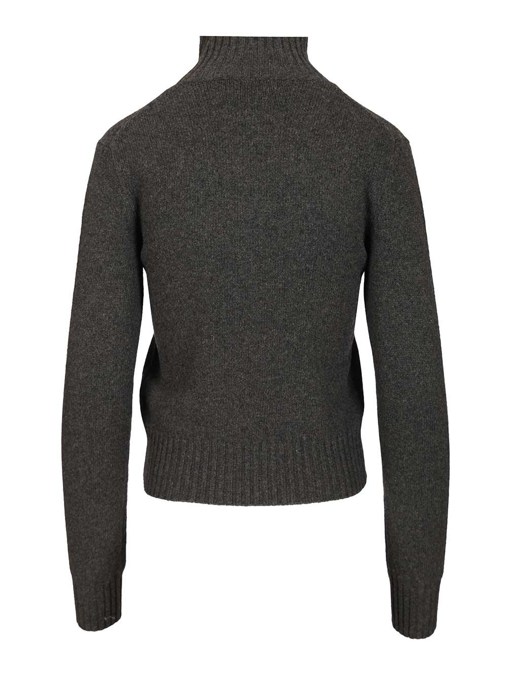 Ami Alexandre Mattiussi Fine Knit Cashmere Sweater With Classic Crew Neckline In Black