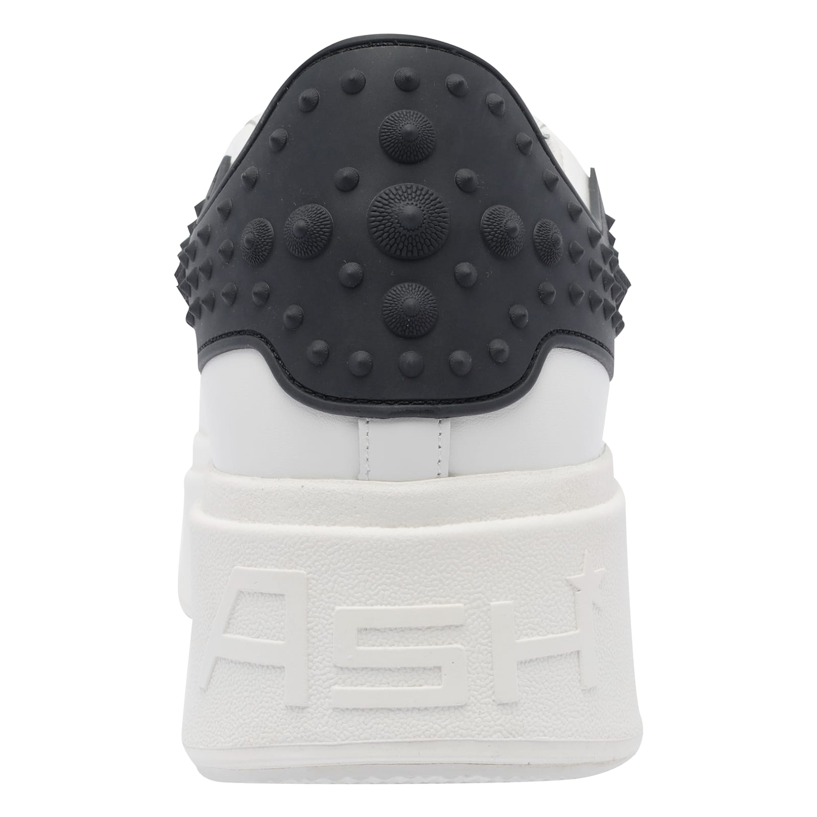 Ash Moby White And Black Sneaker In White