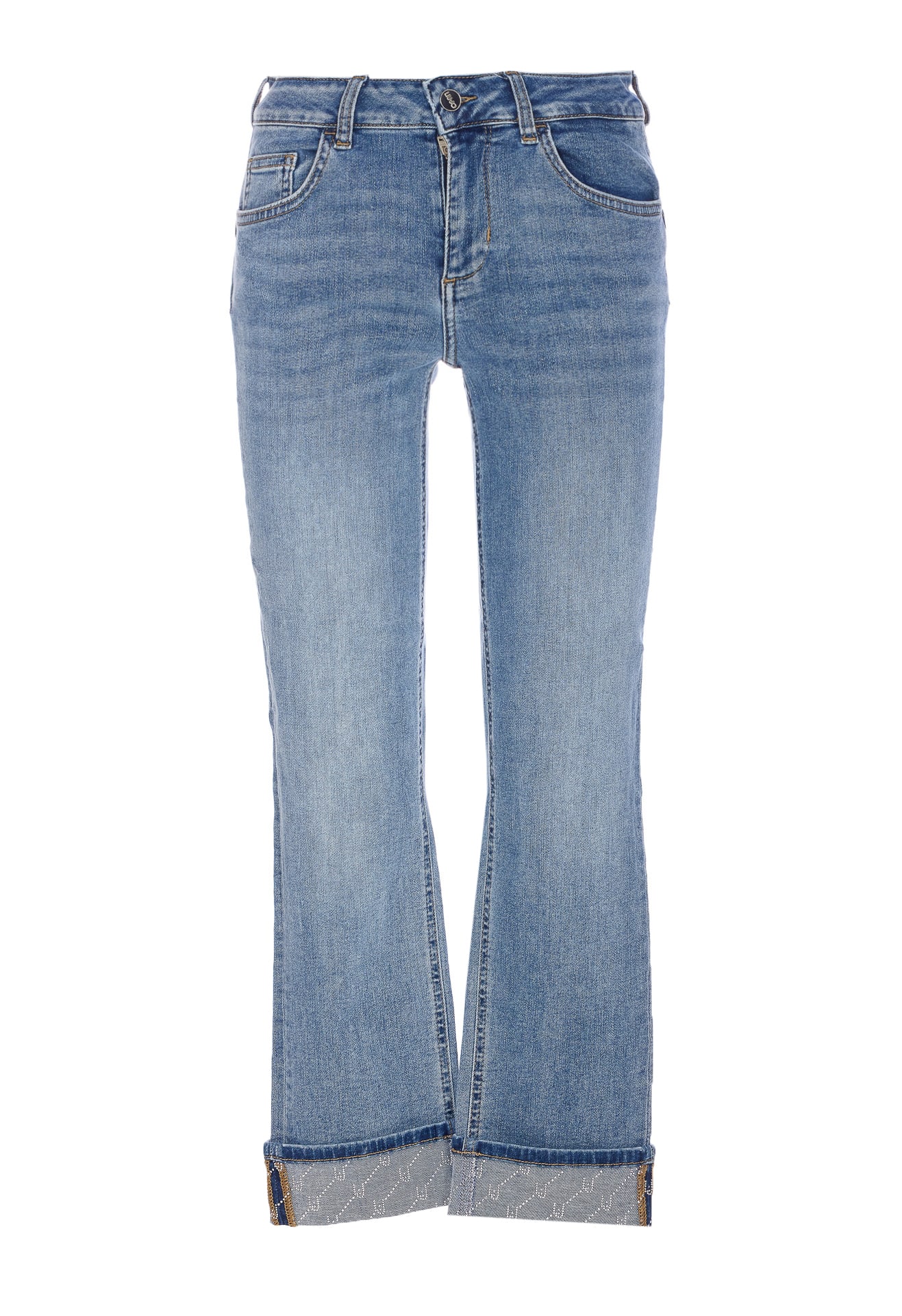 Shop Liu •jo Monroe Denim Jeans In Blue