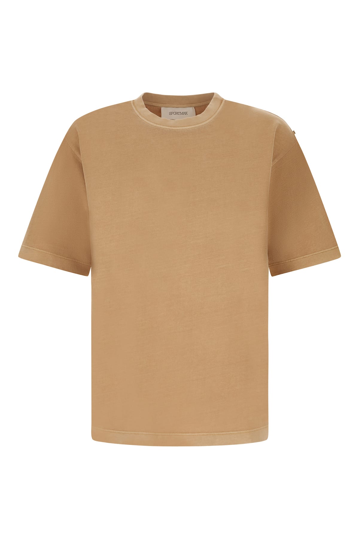 Sportmax Beige Cotton Valico T-shirt In 003