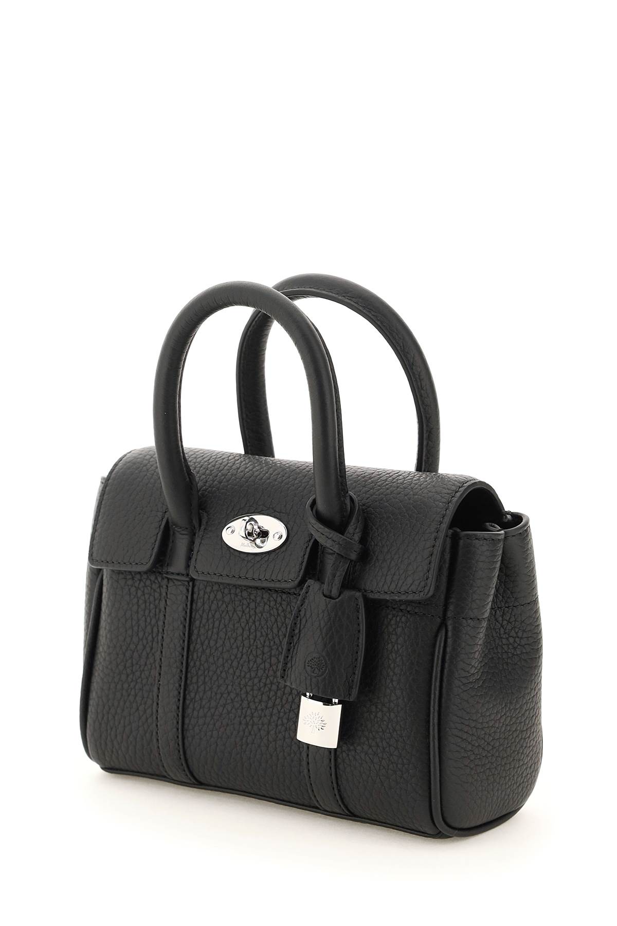 Shop Mulberry Bayswater Mini Bag In Black (black)