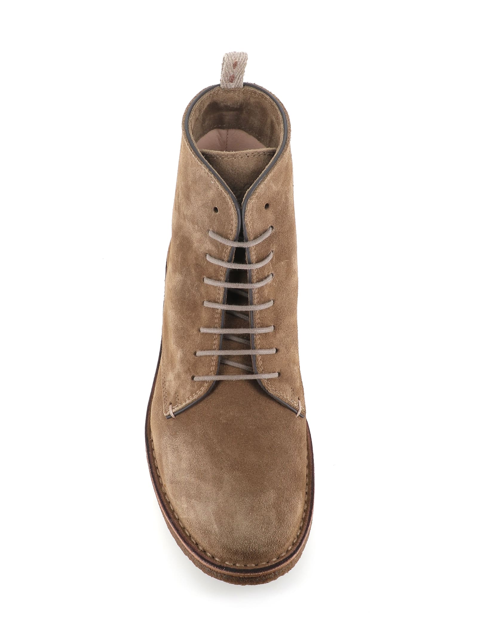 Shop Astorflex Lace-up Boot Bootflex In Sand