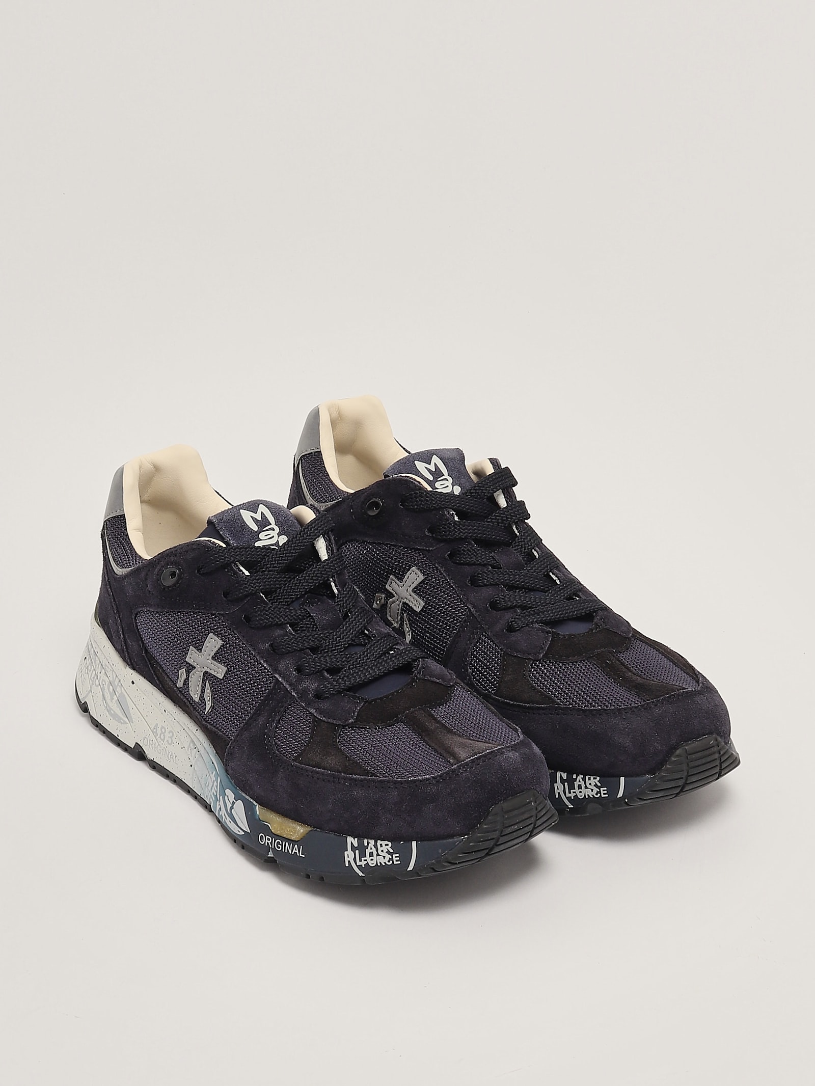 Shop Premiata Sneakers Sneaker In Navy