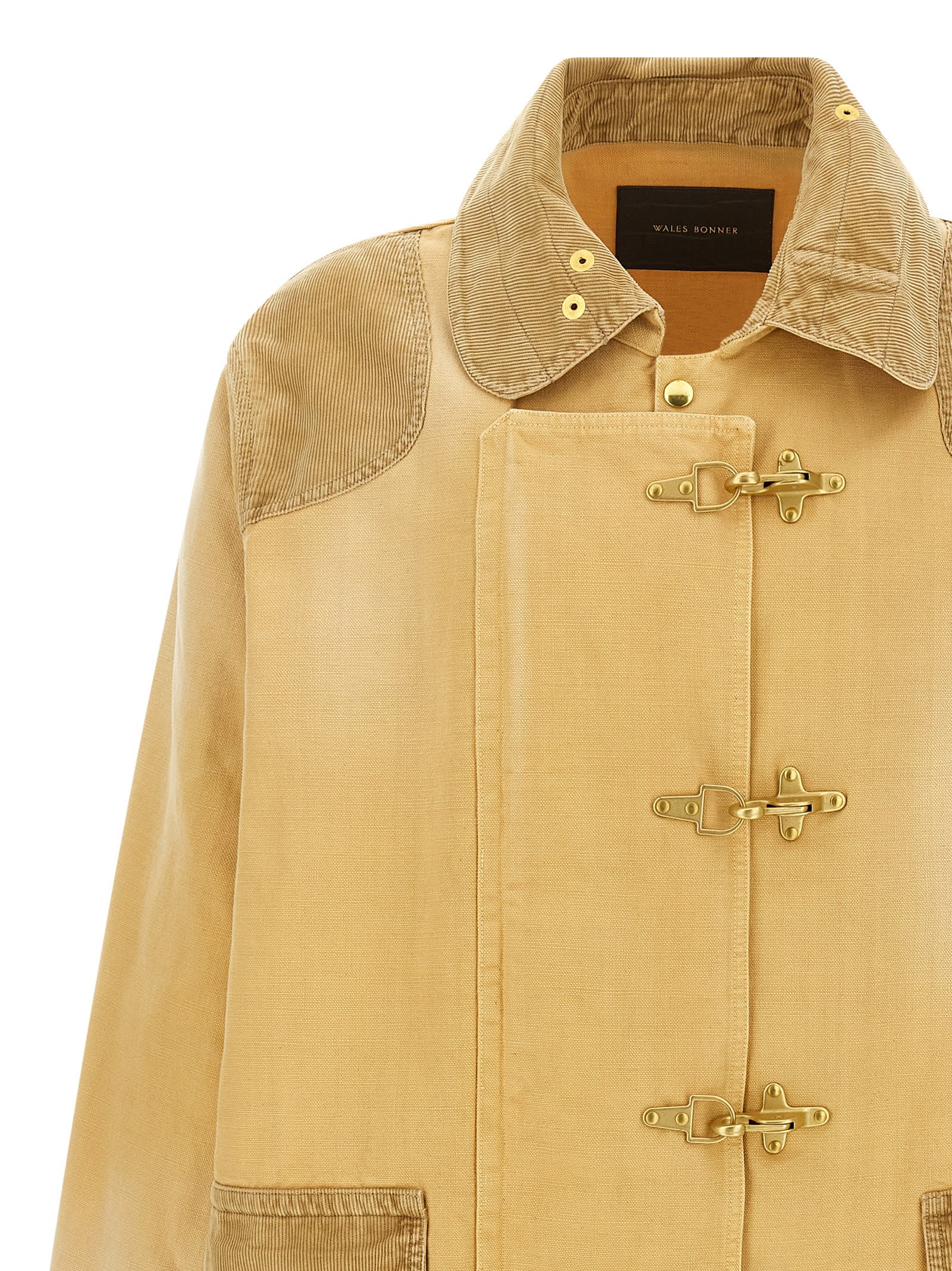 Wales Bonner Sierra Coat In Yellow