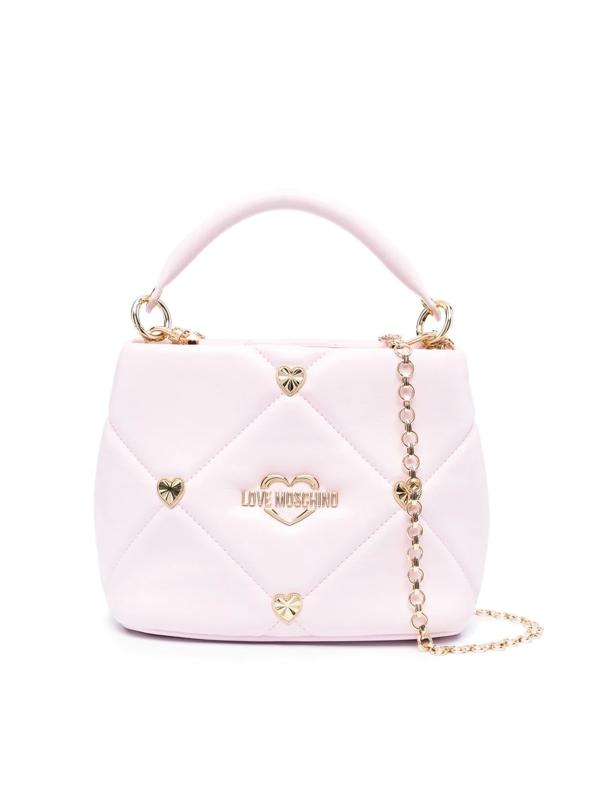 Love Moschino Satchel With Studs