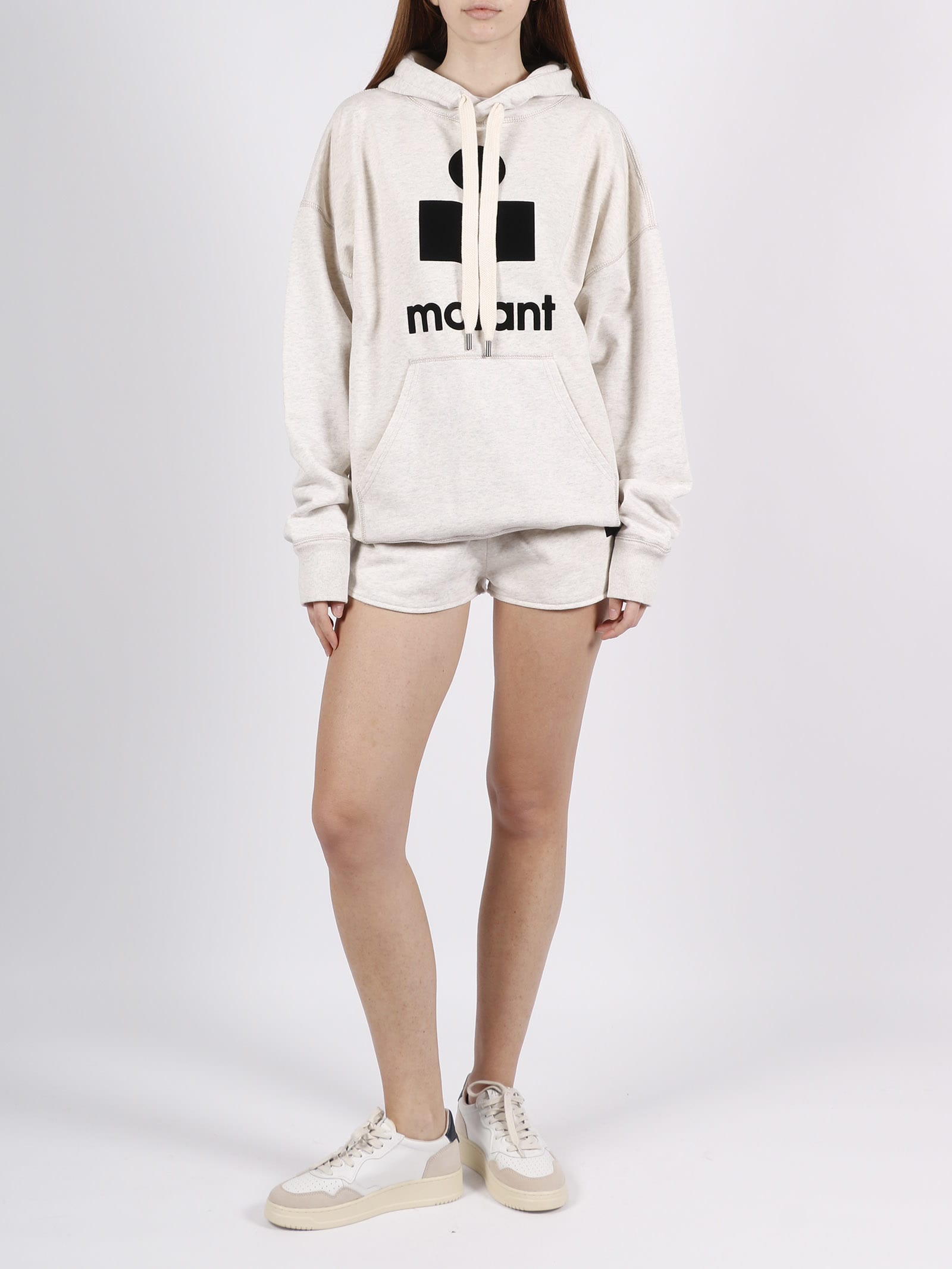 Shop Marant Etoile Hoodie In White