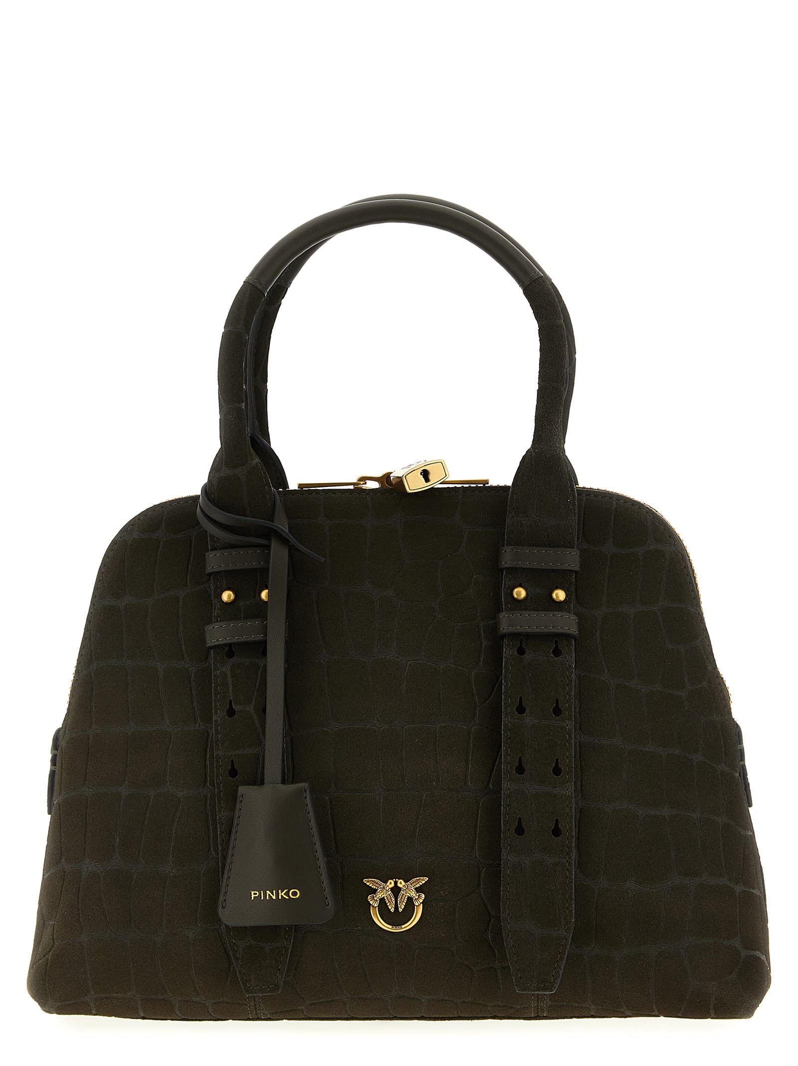 Pinko Escape Small Handbag In Green