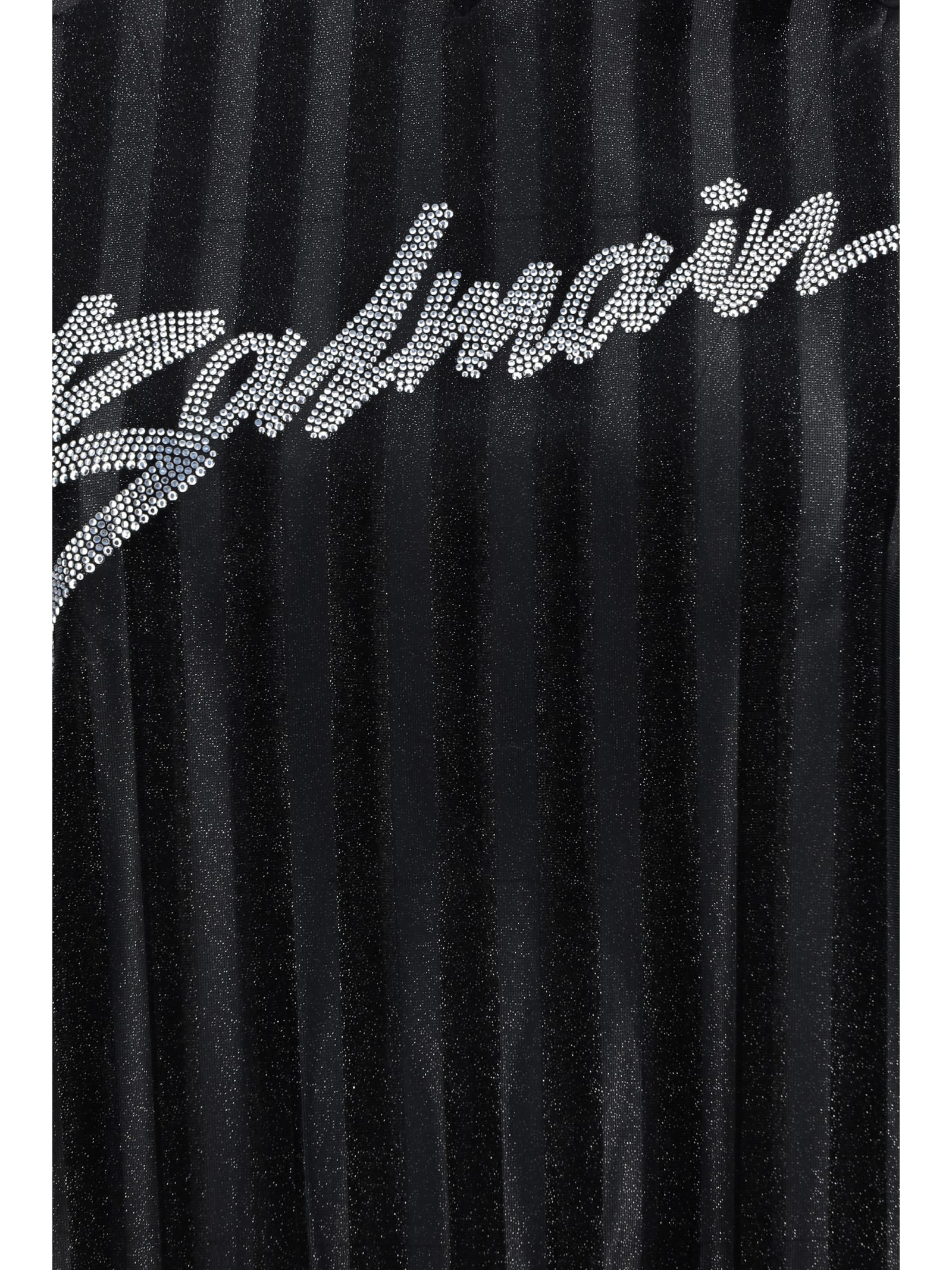 Balmain High-neck Logo Sweater Women In Noir/argent