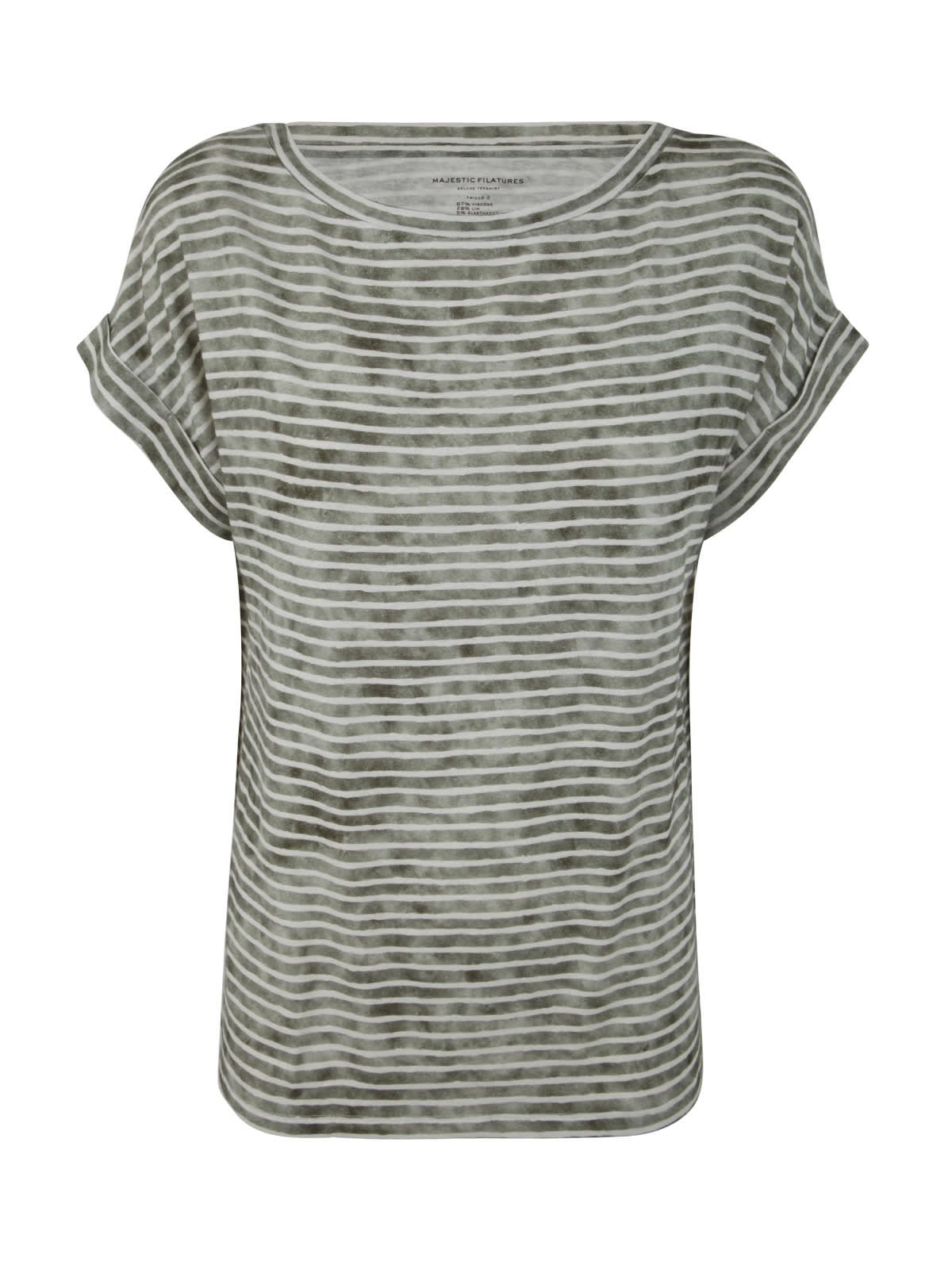 Majestic "pave" Heel Sandal 90mm In Khaki