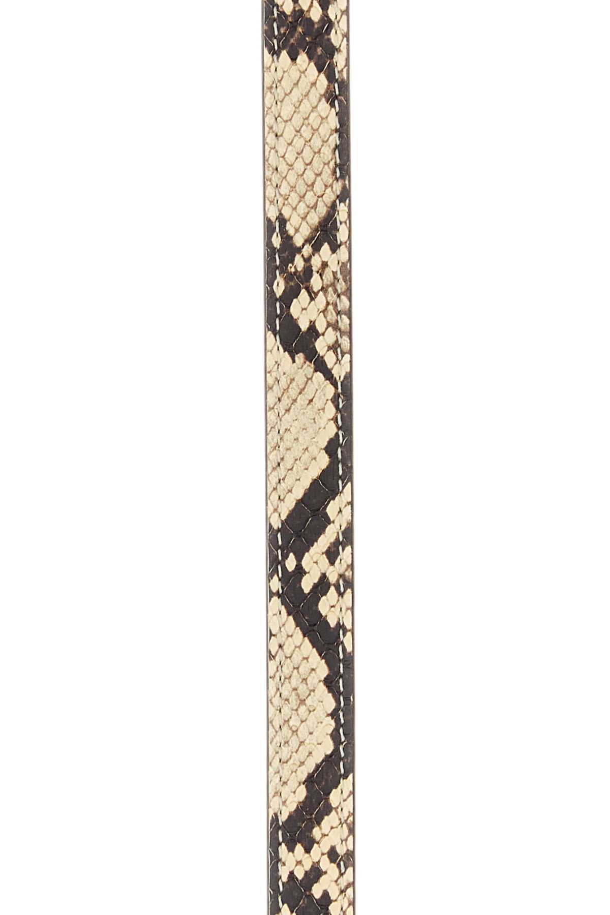 Valentino Multicolor Leather Reversible Belt In Brown