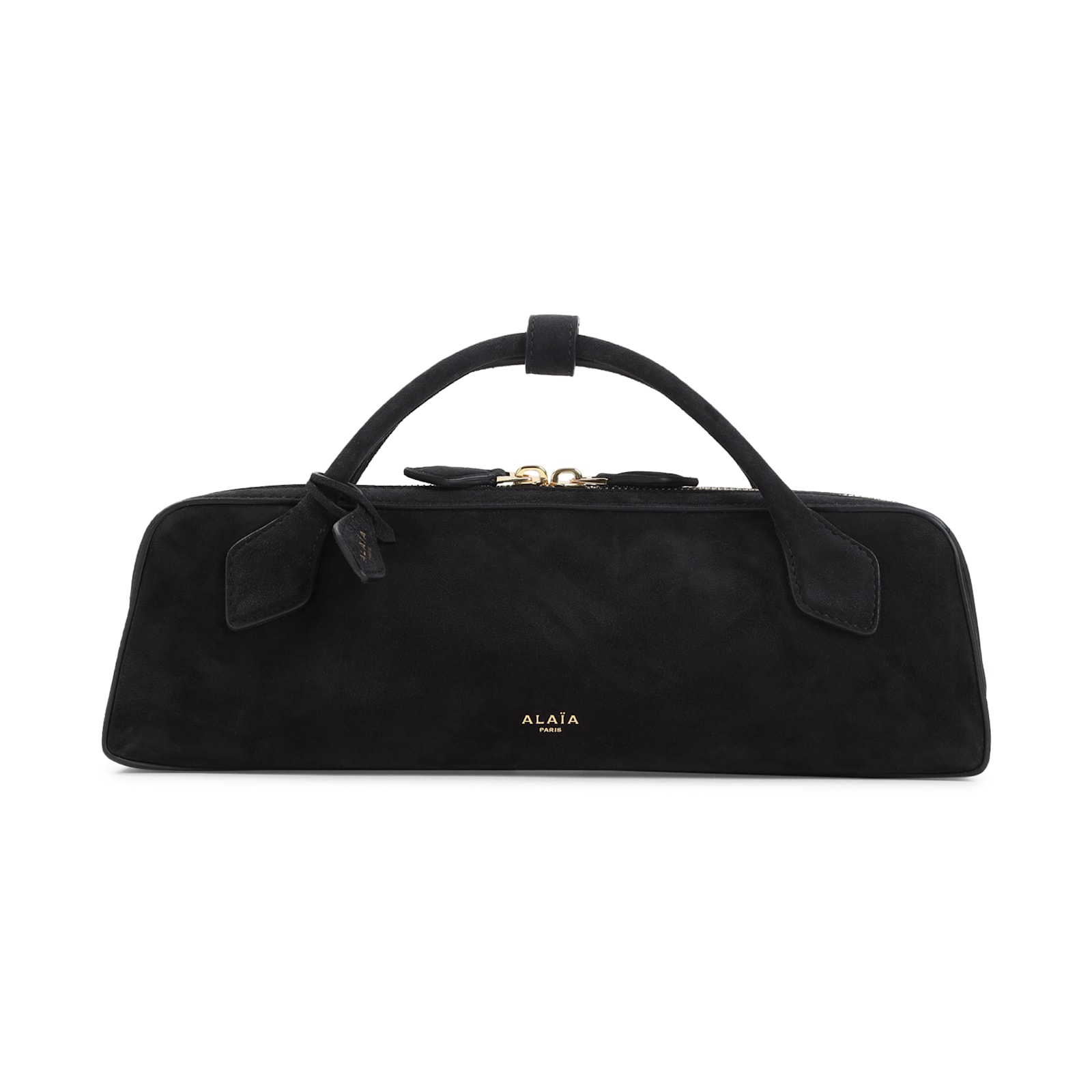 Alaïa Shoulder Bag In Soft Goat Leather In Black