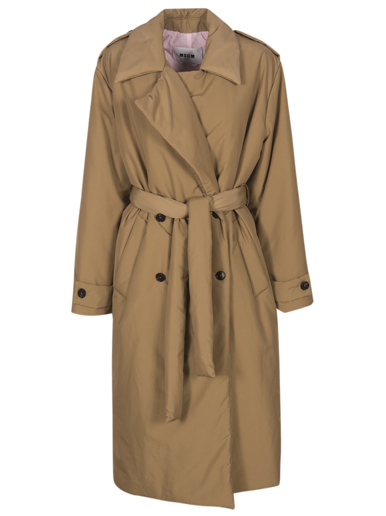 MSGM Belted Waist Trench