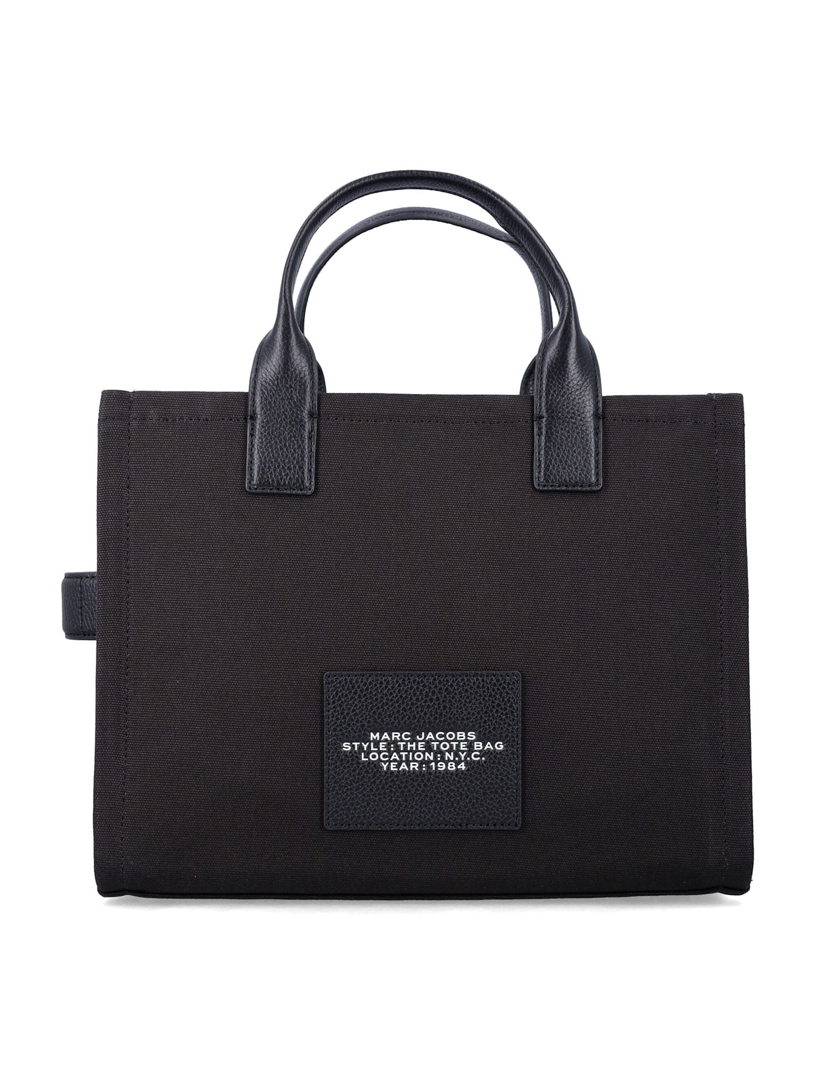 Marc Jacobs The Cargo Canvas Medium Tote Bag In Black