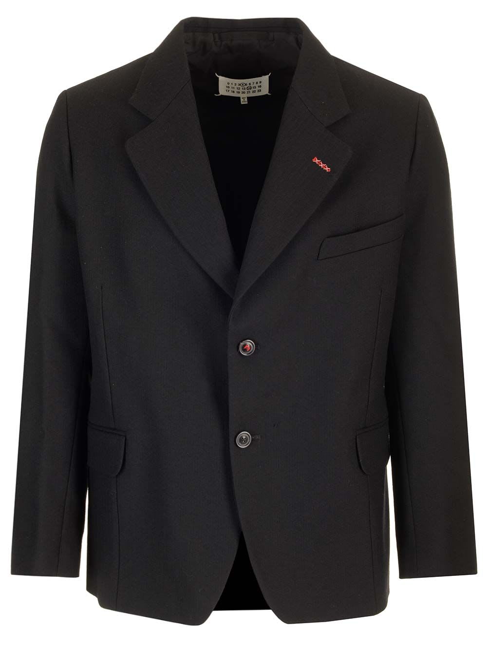 Maison Margiela Wool Jacket In Black