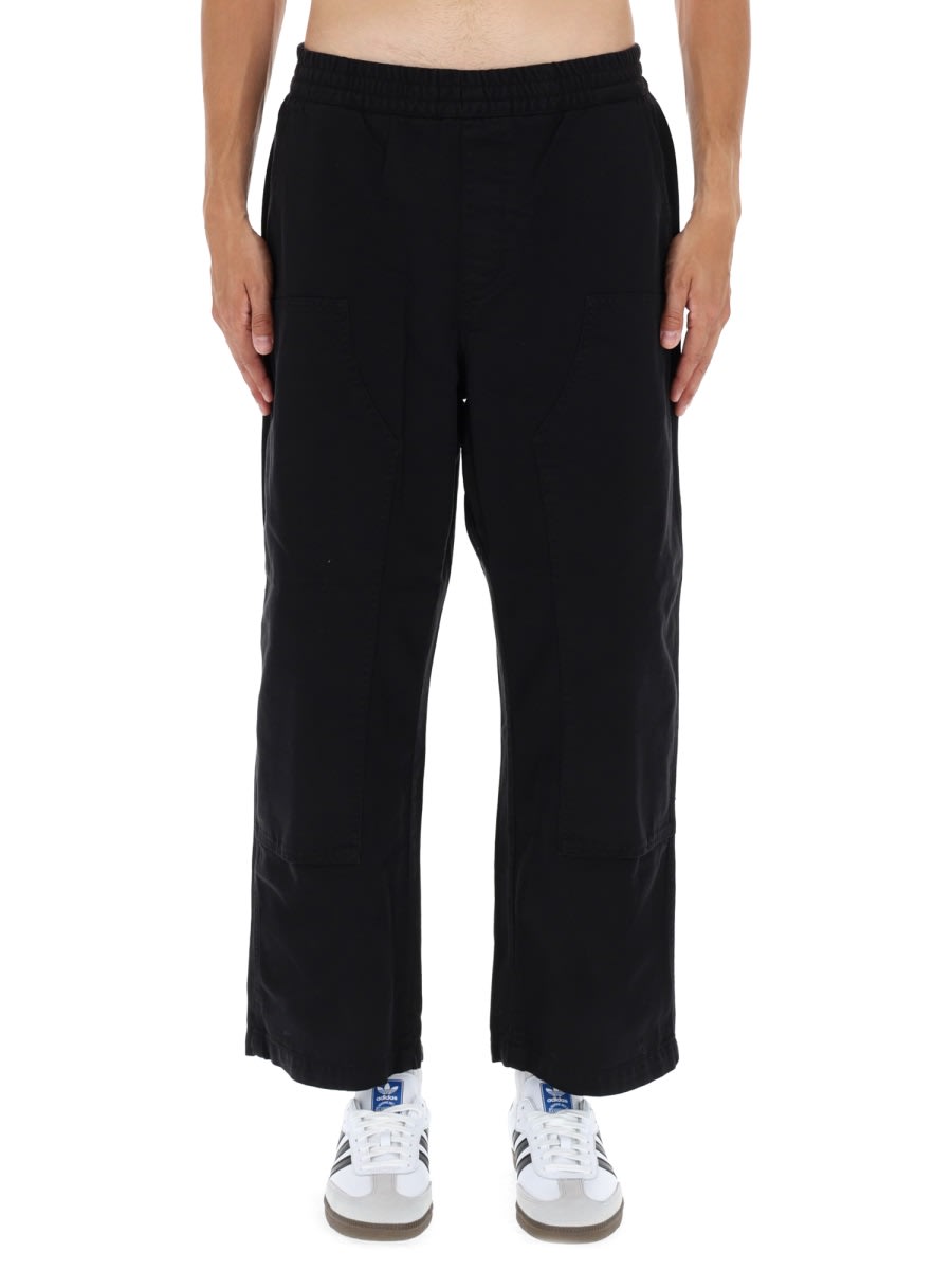 Carhartt Comfortable Trousers With Side And Back Pockets In Black