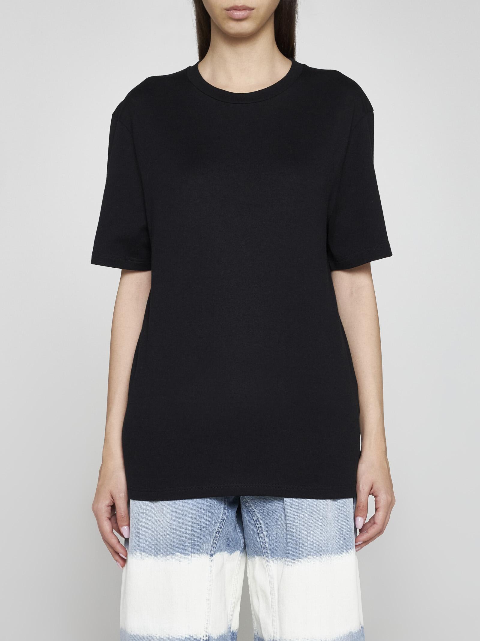 Shop Jil Sander Cotton T-shirt In Nero