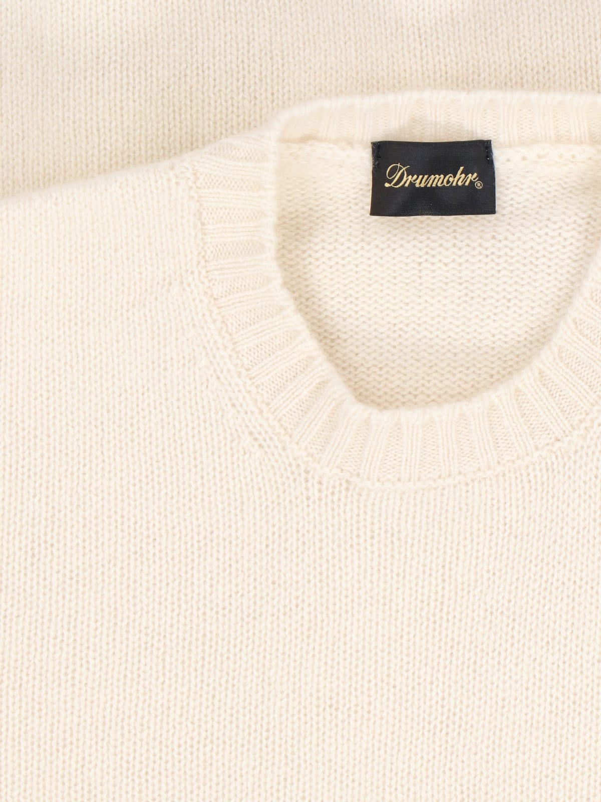 Shop Drumohr Basic Sweater In White
